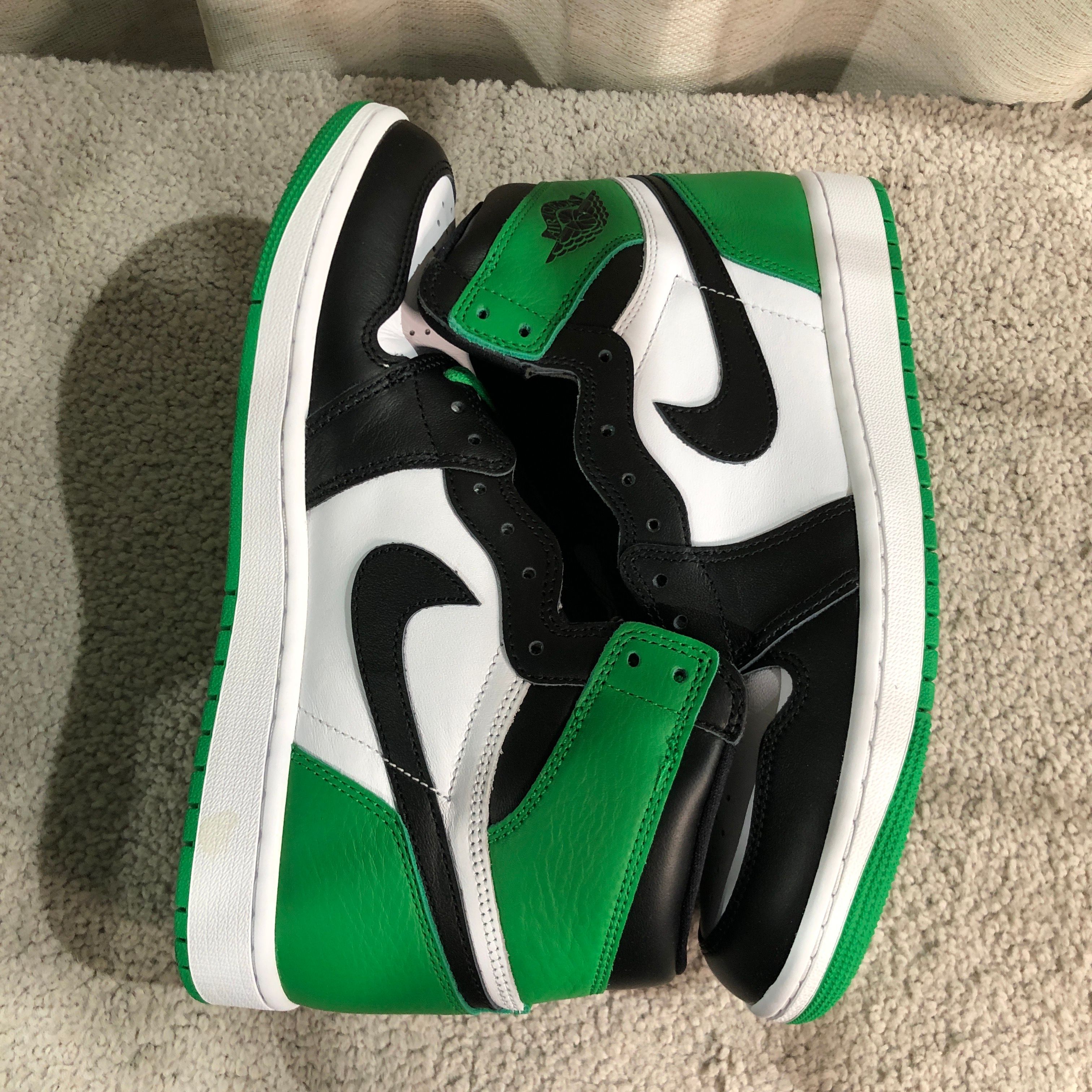Nike Air Jordan 1 Retro High OG "Celtics/Black and Lucky Green" (2023)