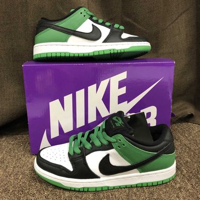 Nike SB Dunk Low Pro "Black and Classic Green"