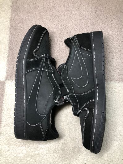 Travis Scott × Nike Air Jordan 1 Low OG SP "Black Phantom"