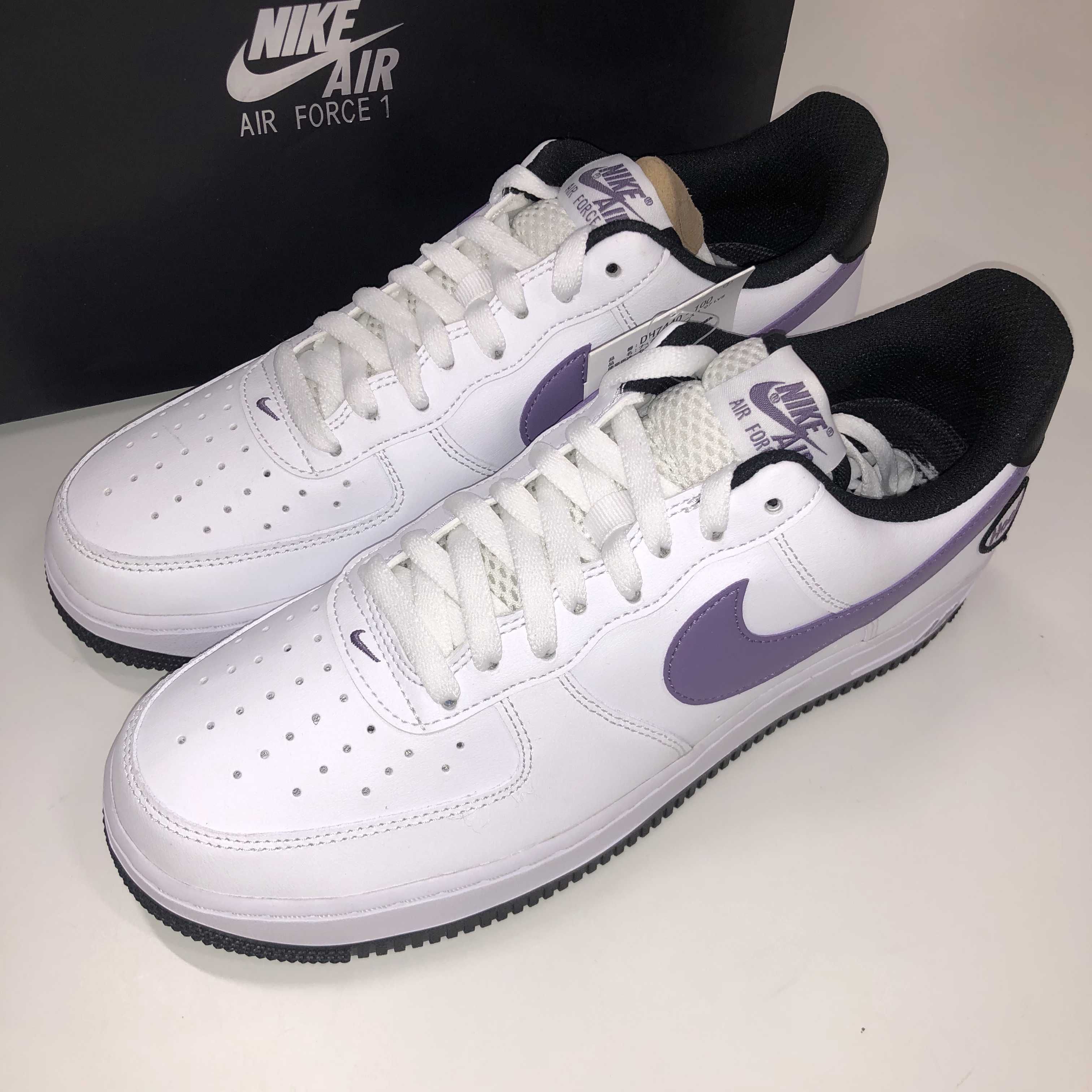Nike Air Force 1 Low '07 LV8 "White/Canyon Purple/Black"