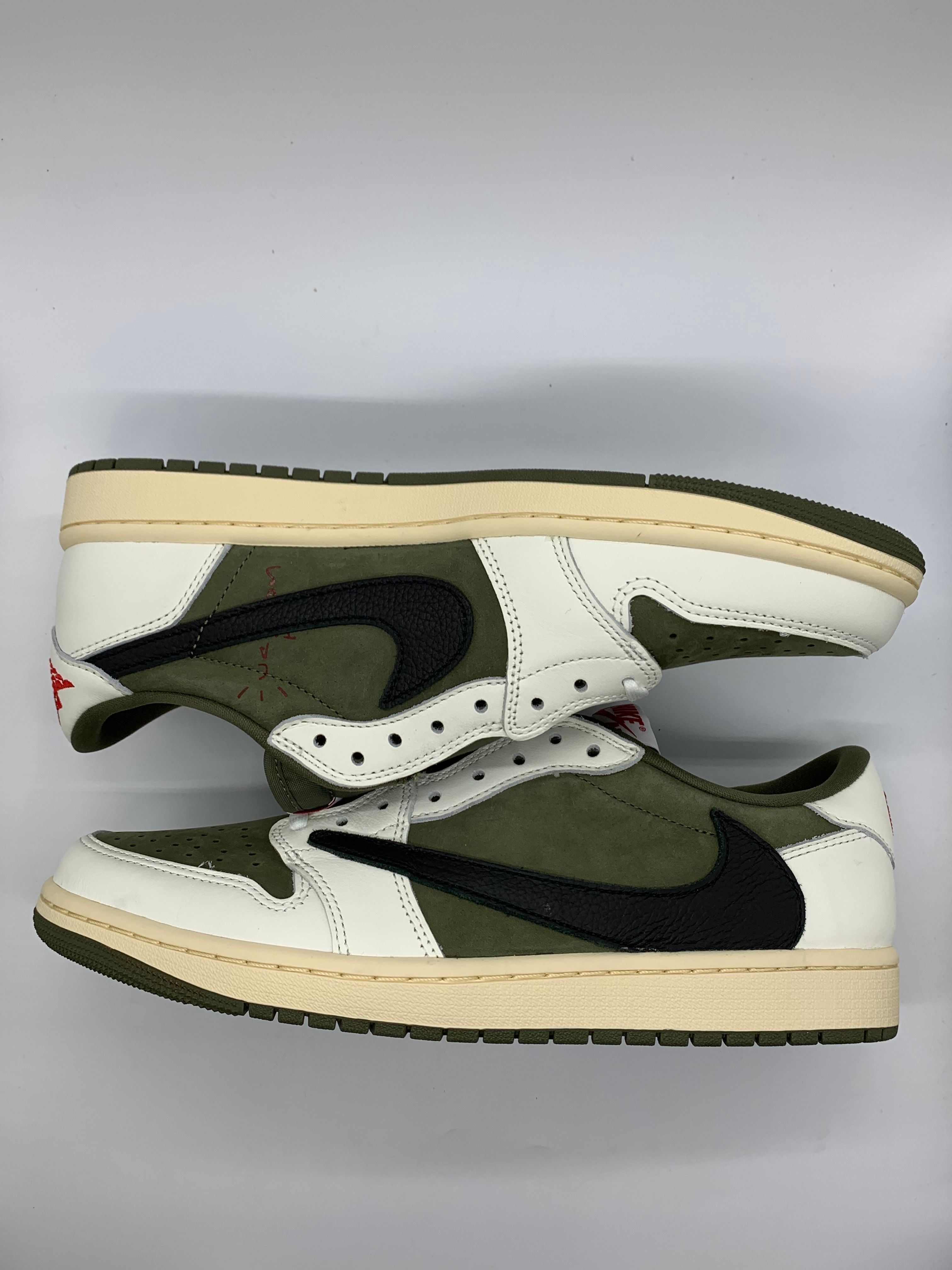 Travis Scott × Nike Air Jordan 1 Low OG SP "Reverse Olive"
