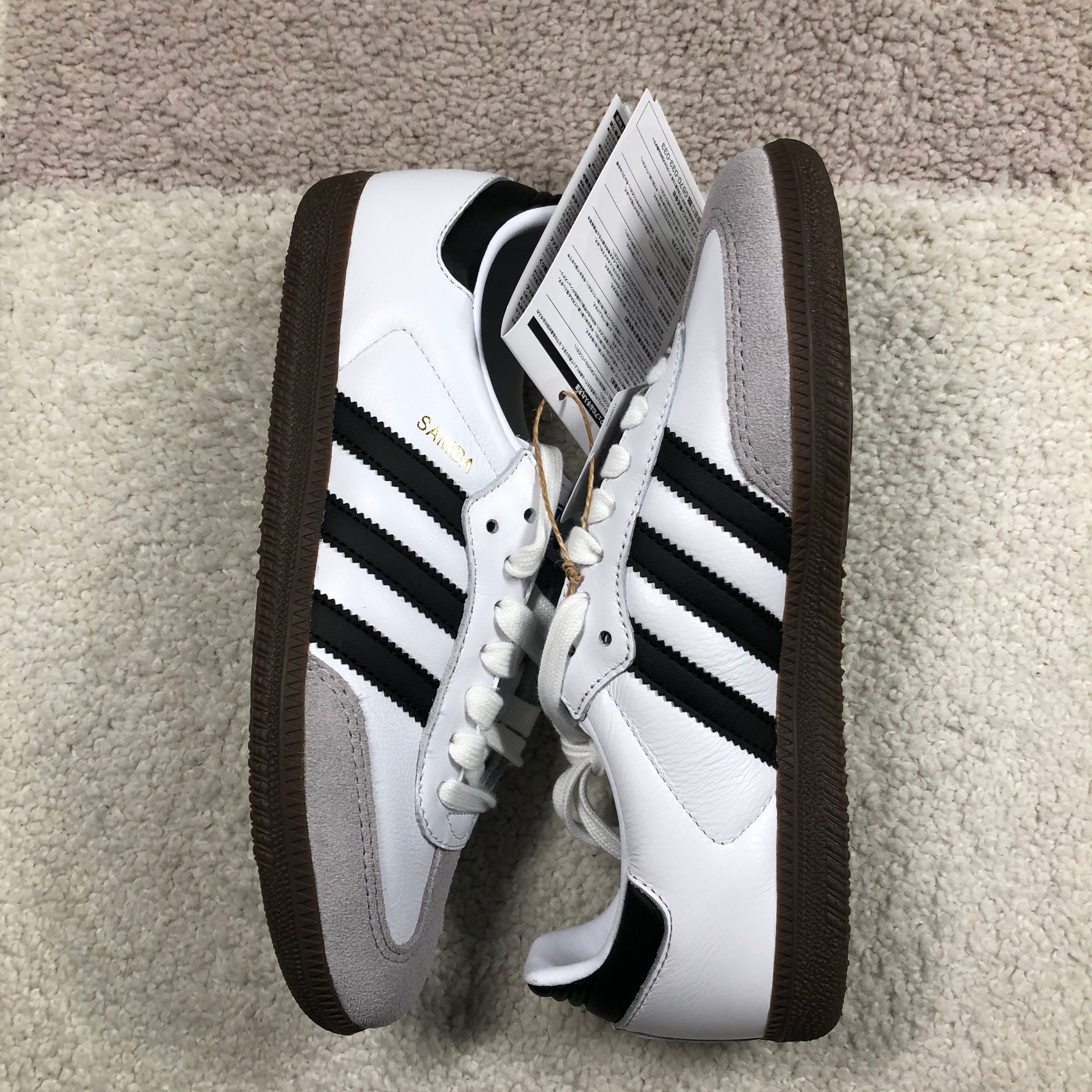 adidas Samba OG "Cloud White/Core Black/Clear Granite"