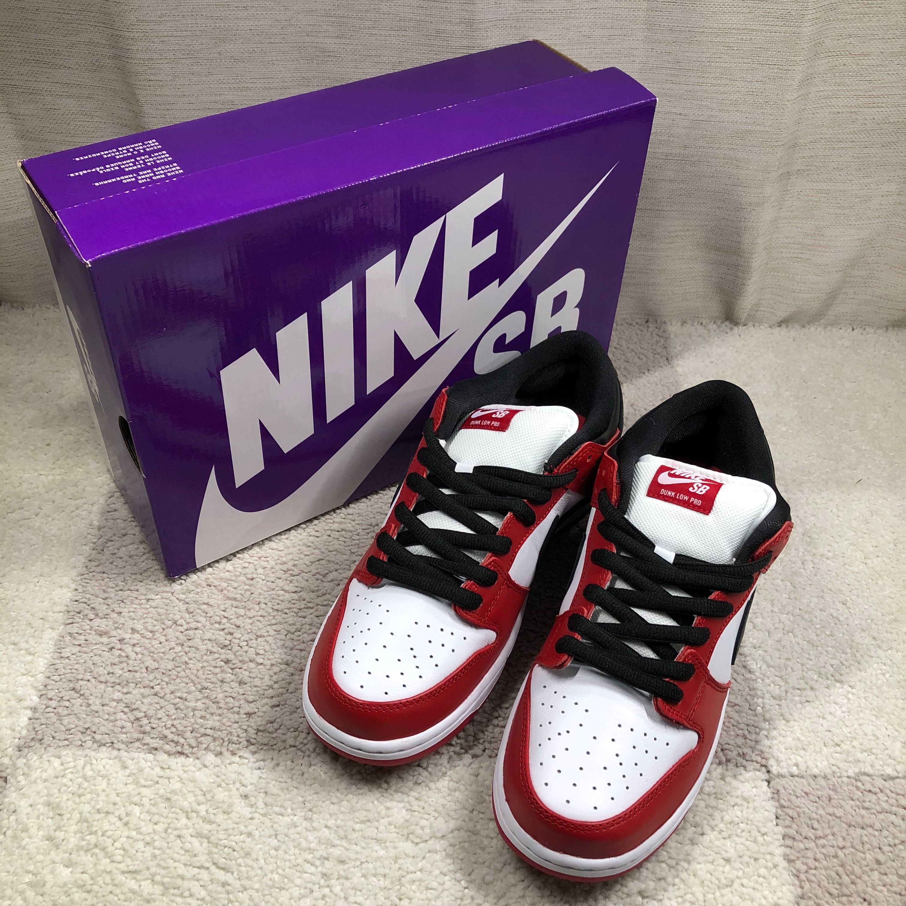 Nike SB Dunk Low Pro "J-Pack Chicago/Varsity Red and White"