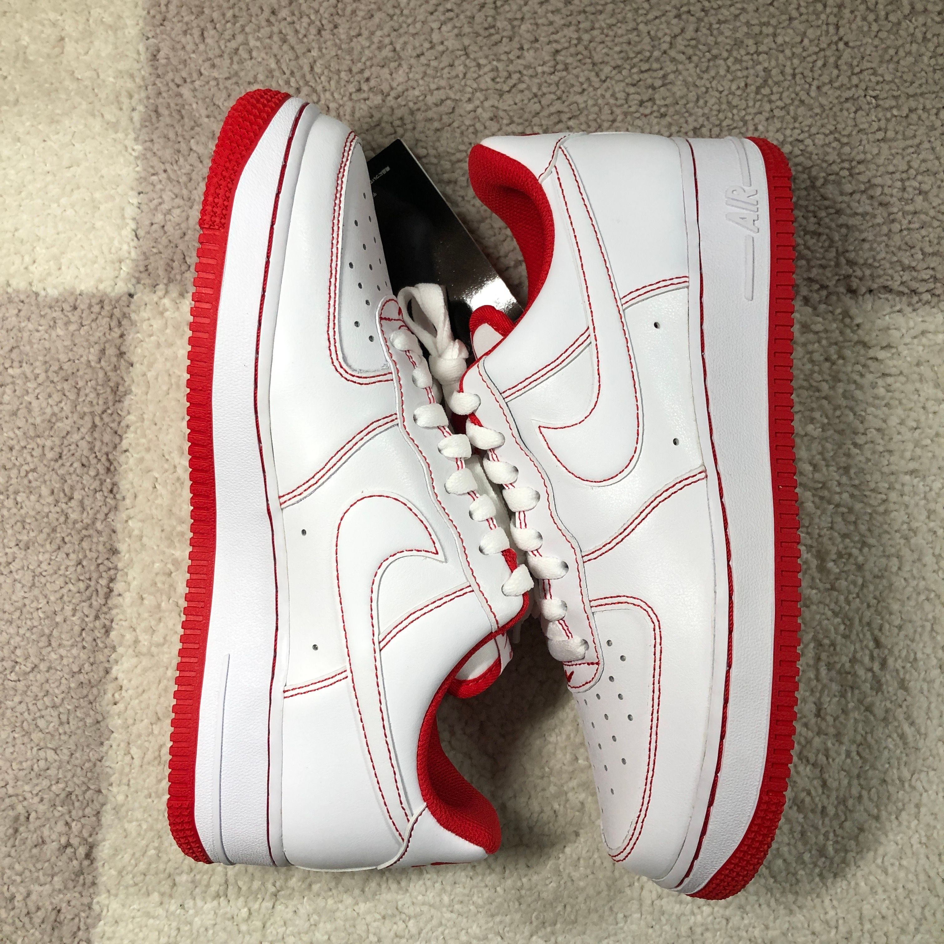 Nike Air Force 1 Low '07 Stitch "Radiant Red"