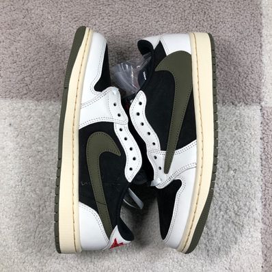 Travis Scott × Nike Women's Air Jordan 1 Low OG "Medium Olive"
