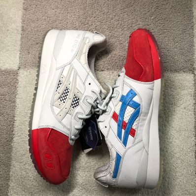 mita sneakers × Asics Gel-Lyte III 30th Anniversary "White/Red-Blue"
