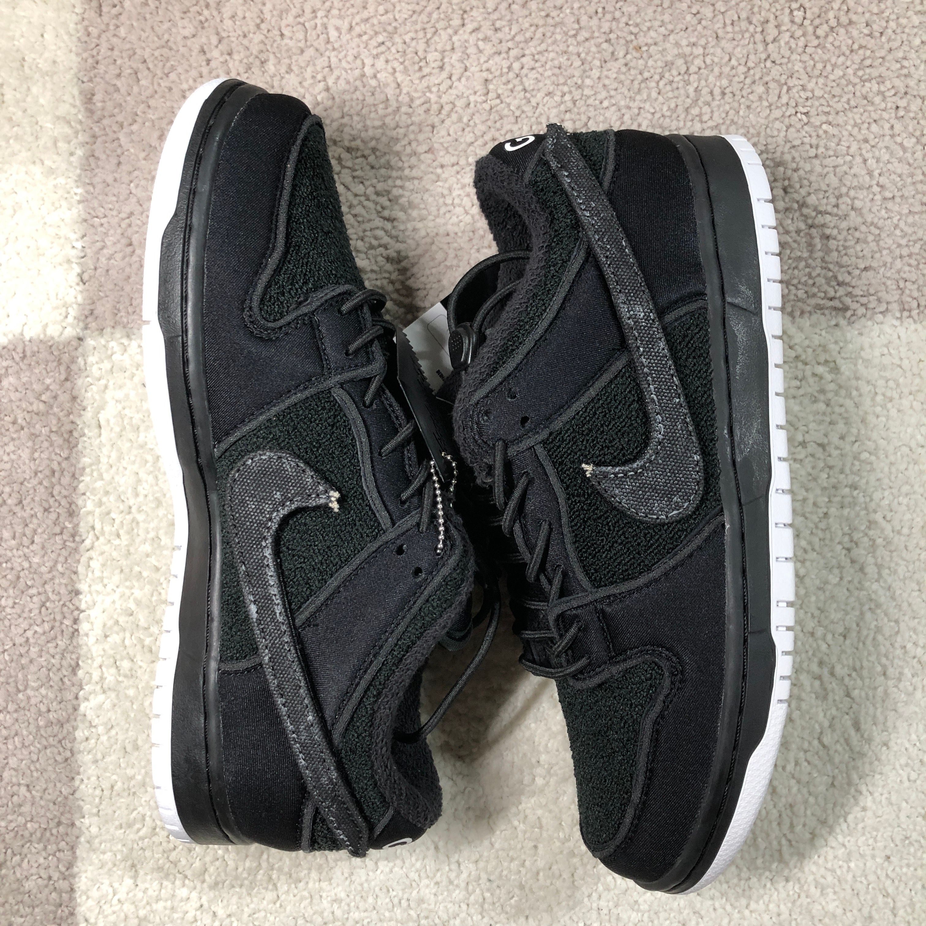 Gnarhunters × Nike SB Dunk Low "Black/White"