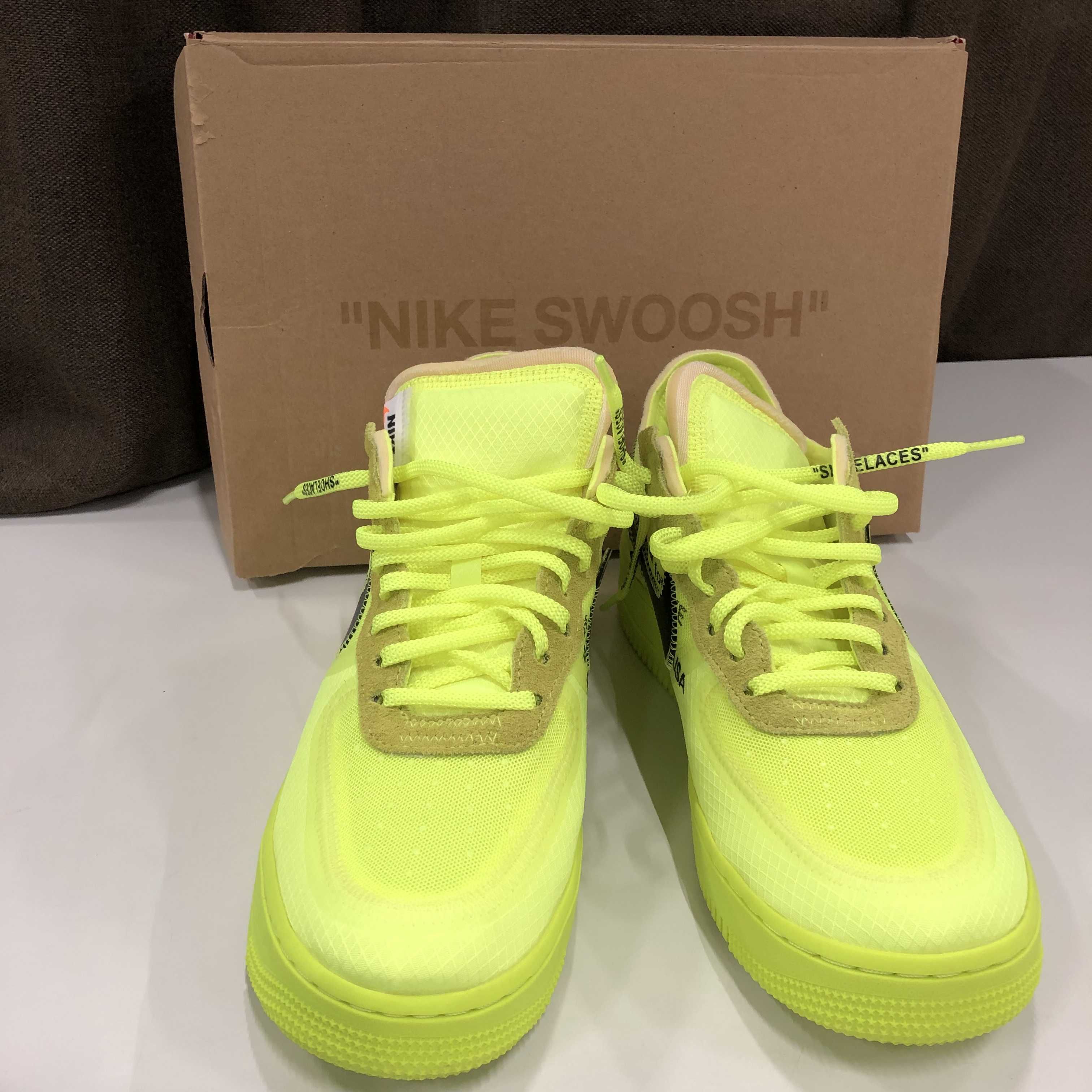 Off-White × Nike Air Force 1 Low "Volt"