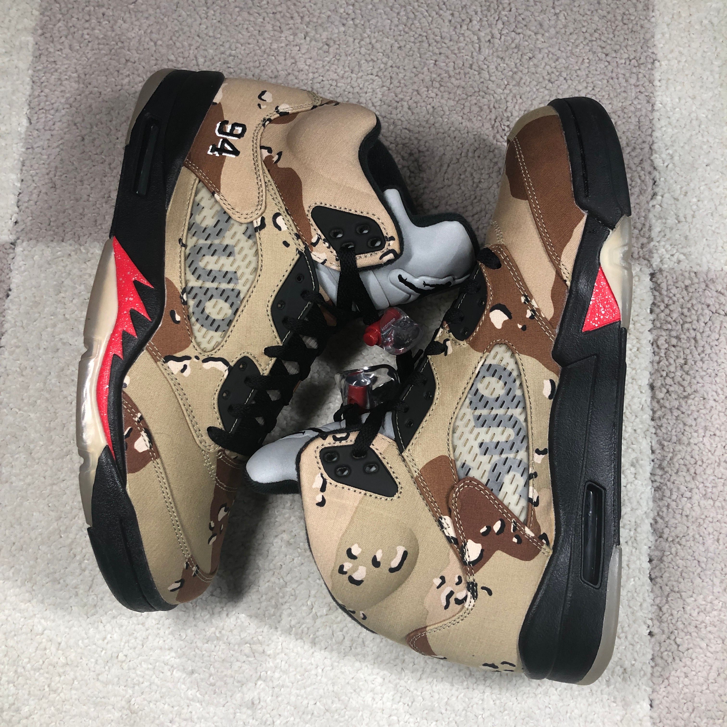 Supreme × Nike Air Jordan 5 Retro "Desert Camo"