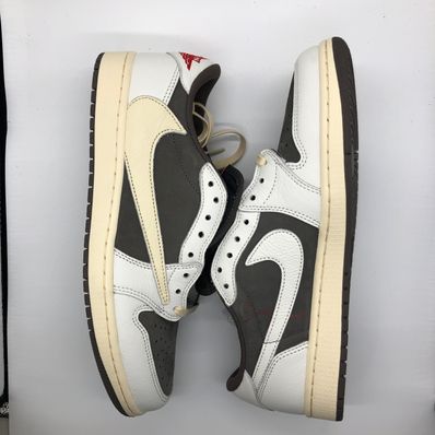 Travis Scott × Nike Air Jordan 1 Low OG SP "Reverse Mocha/Sail and Ridgerock"