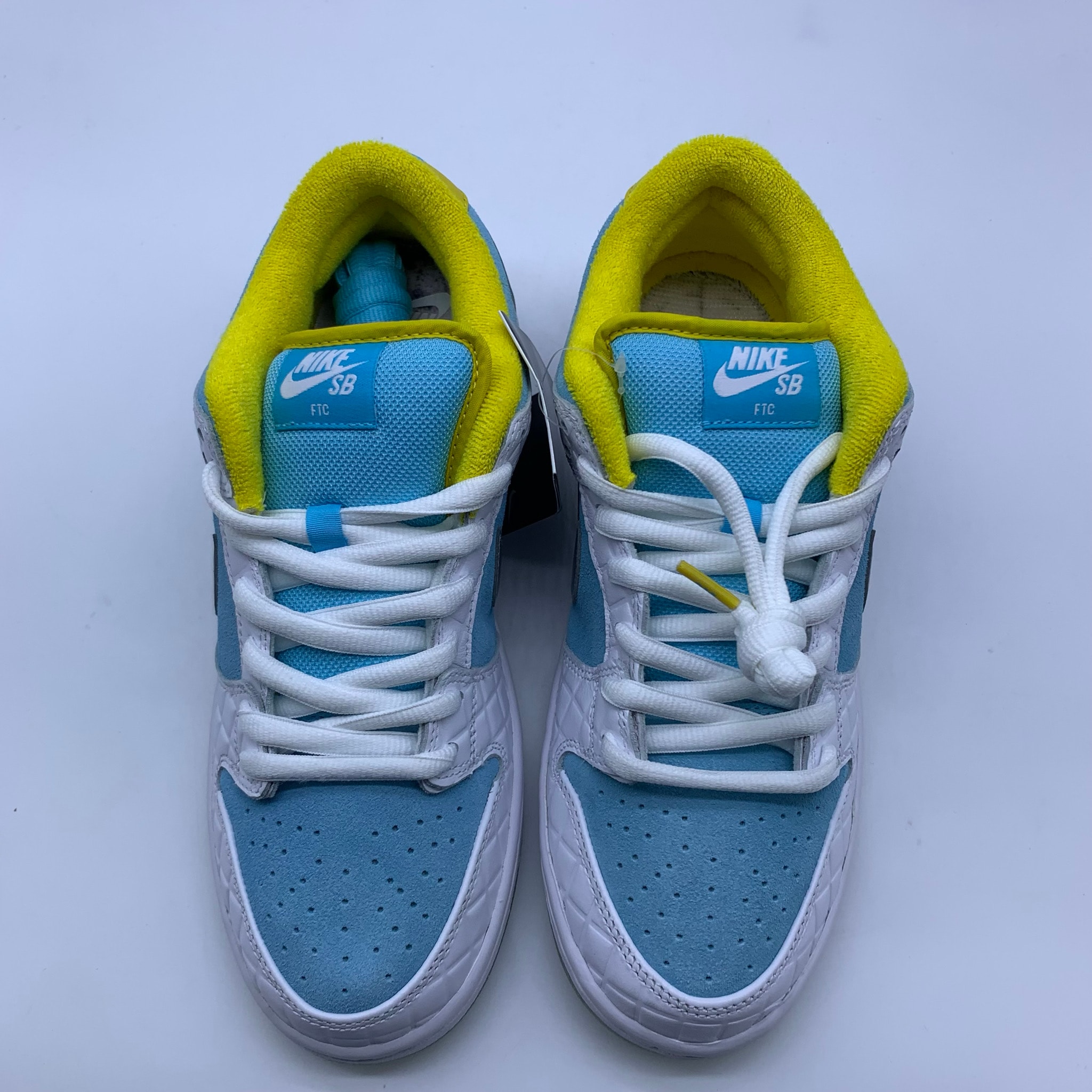 FTC × Nike SB Dunk Low "White/Blue"