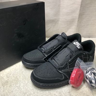 Travis Scott × Nike Air Jordan 1 Low OG SP "Black Phantom"