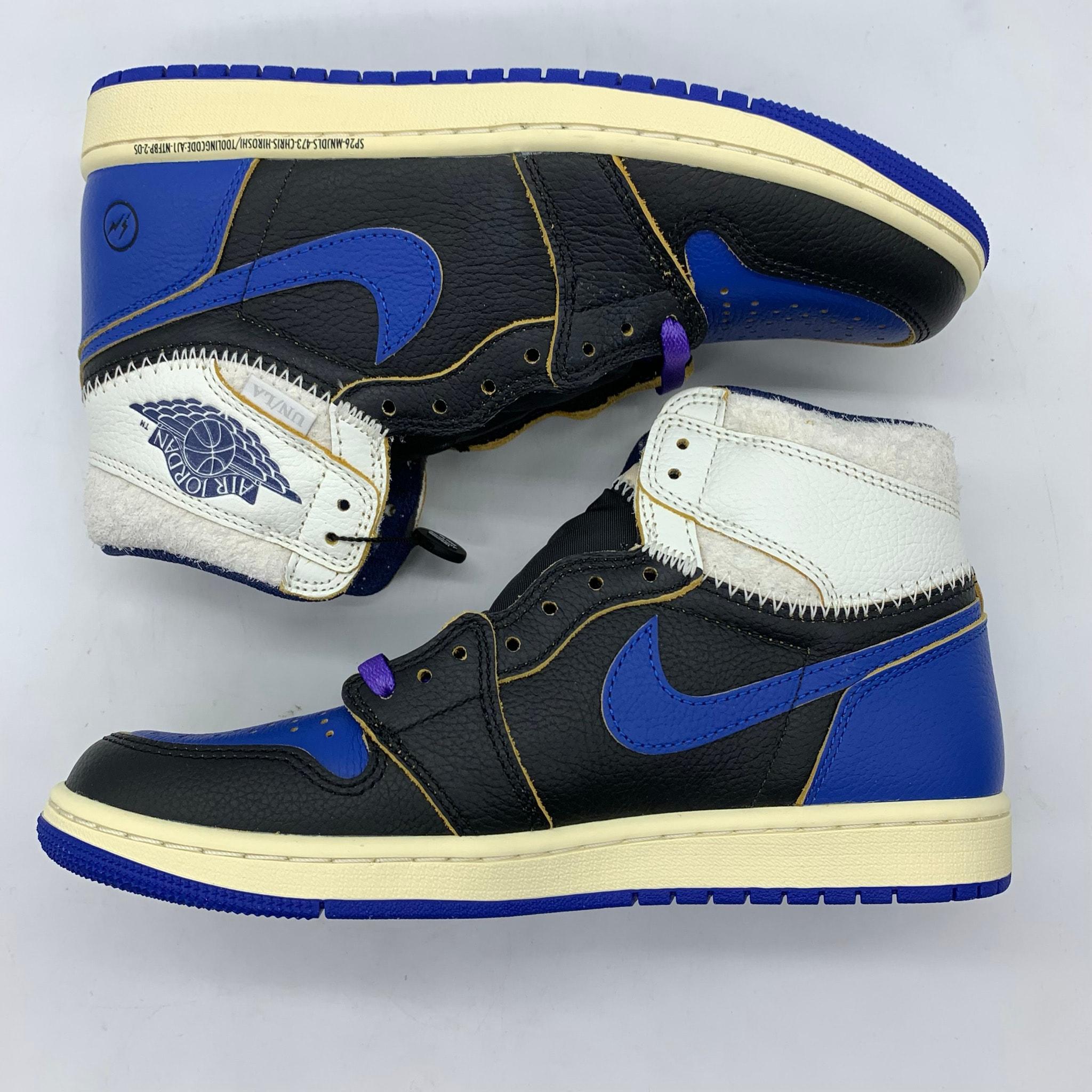 fragment design × UNION × Nike Air Jordan 1 High OG "Sport Royal"