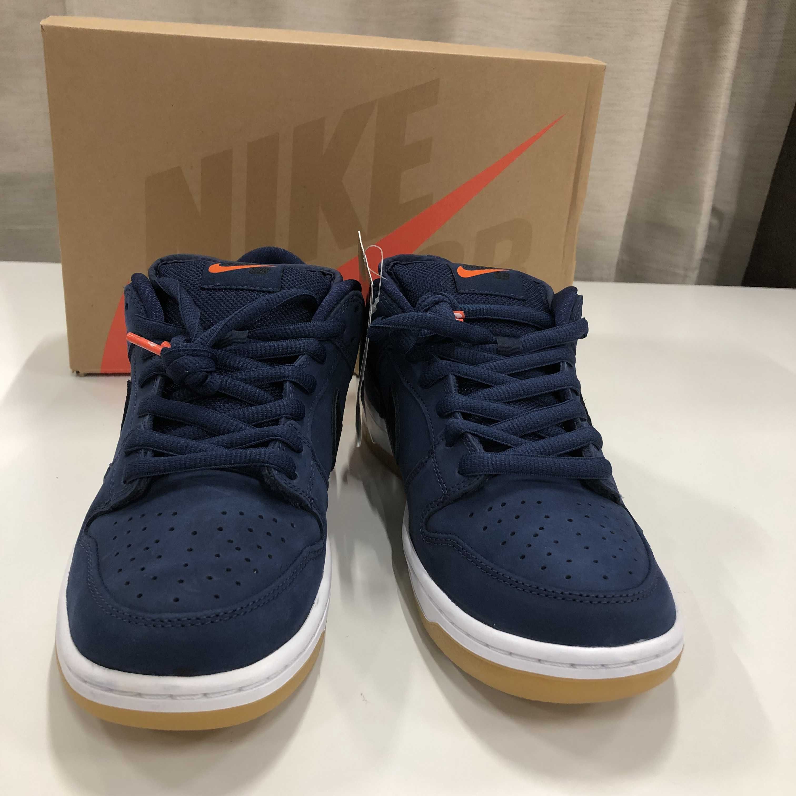 Nike SB Dunk Low Orange Label "Obsidian/Black-Light Gum Brown"