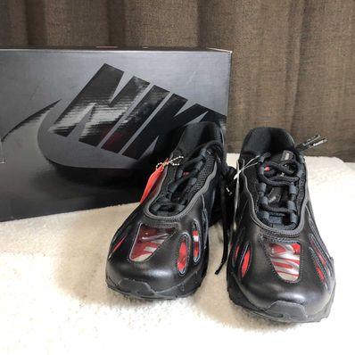 Supreme × Nike Air Max 96 "Black/Speed Red/Clear"
