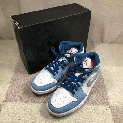 Nike Air Jordan 1 Mid SE "White/Hyper Royal/Red"