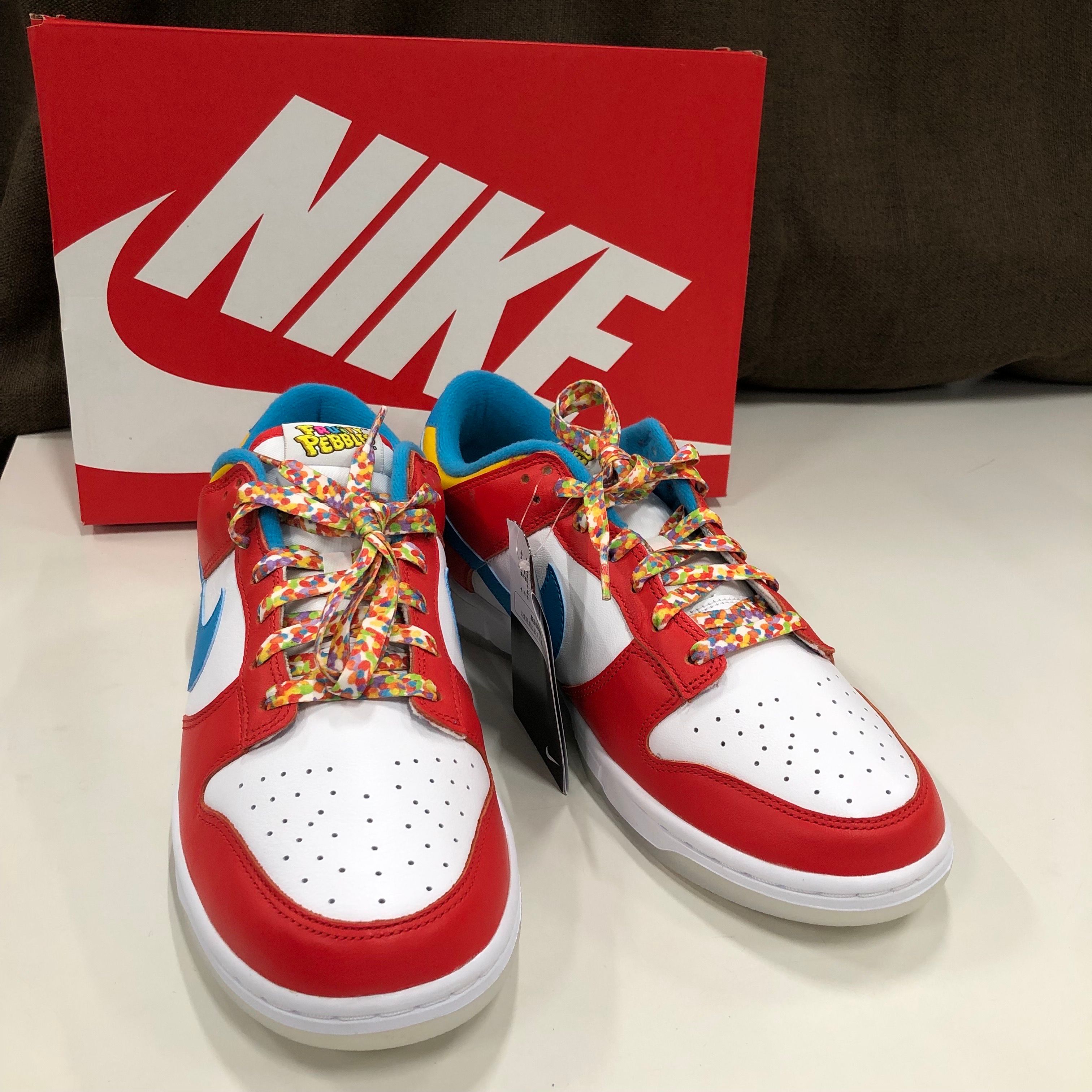 FRUiTY PEBBLESTM × Nike Dunk Low QS "Habanero Red/Dark Sulfur/Laser Blue"