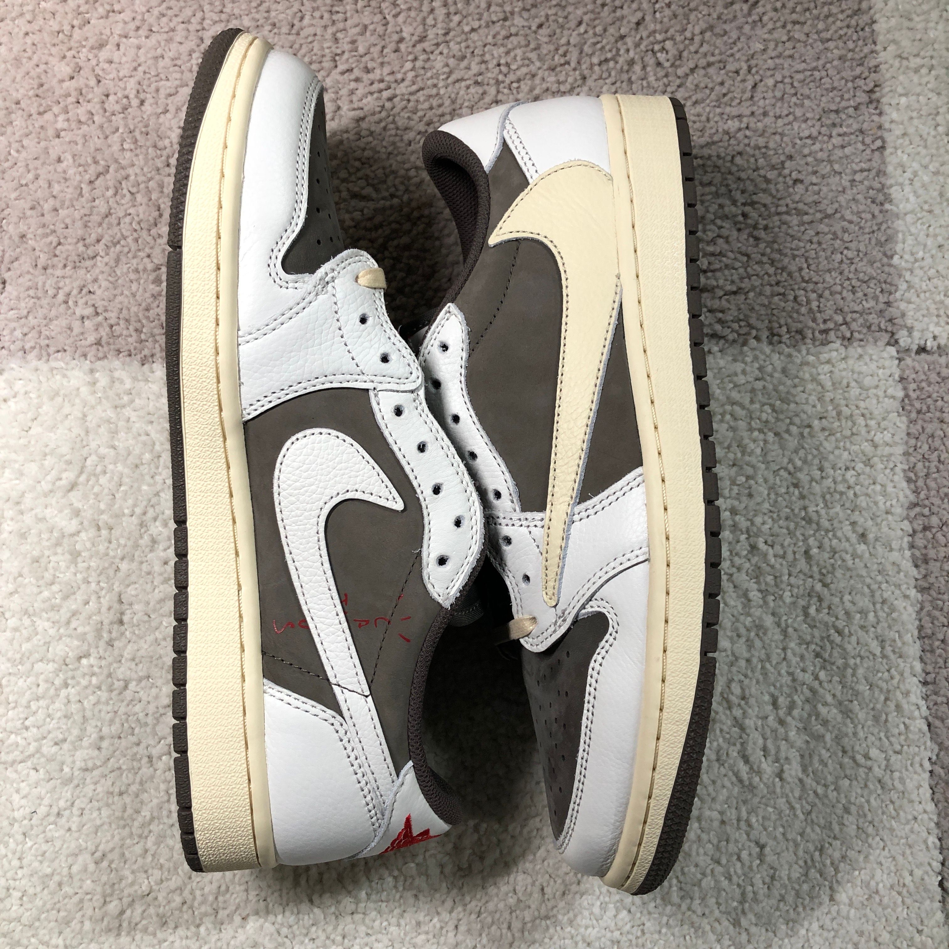 Travis Scott × Nike Air Jordan 1 Low OG SP "Reverse Mocha/Sail and Ridgerock"