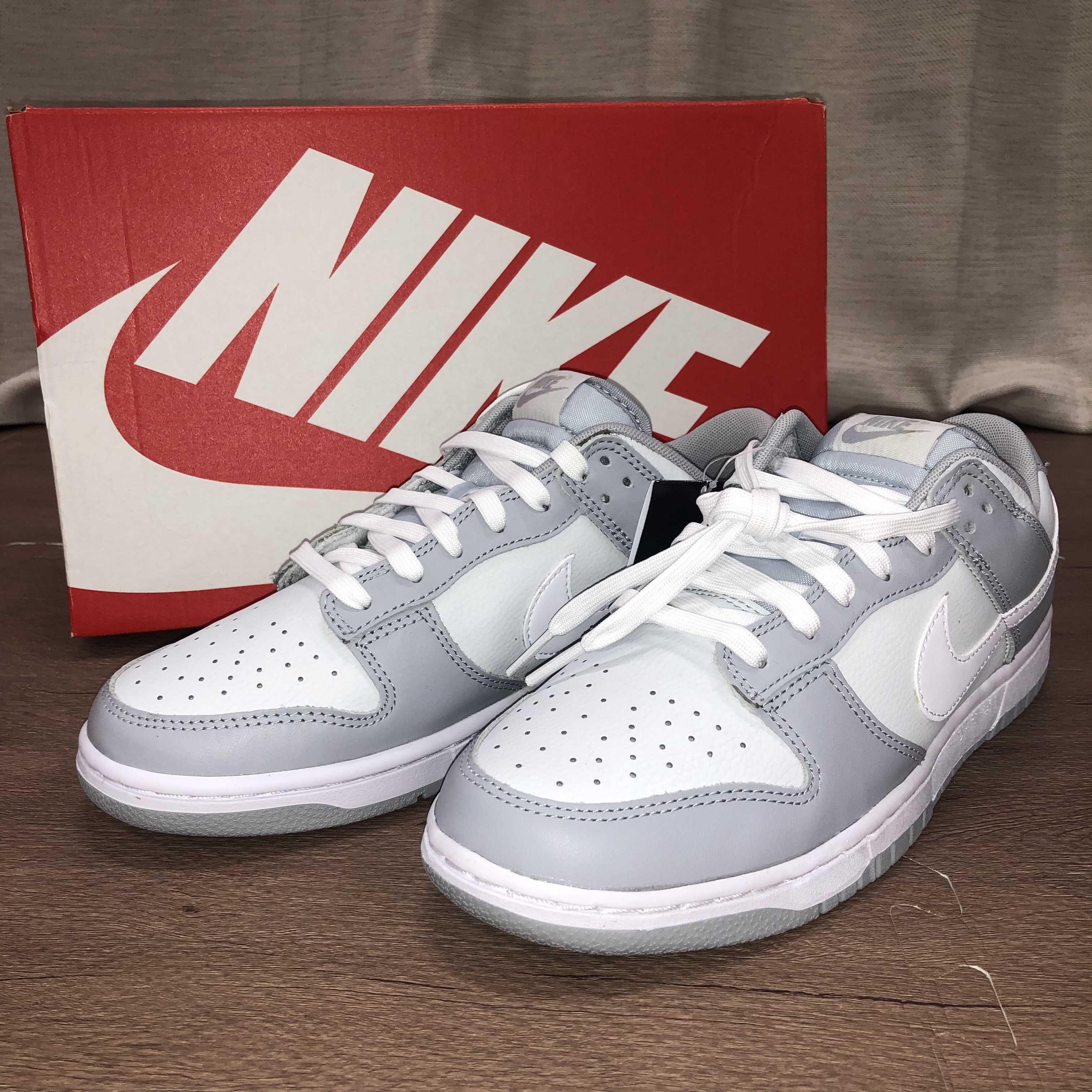 Nike Dunk Low "Pure Platinum/White/Wolf Gray"
