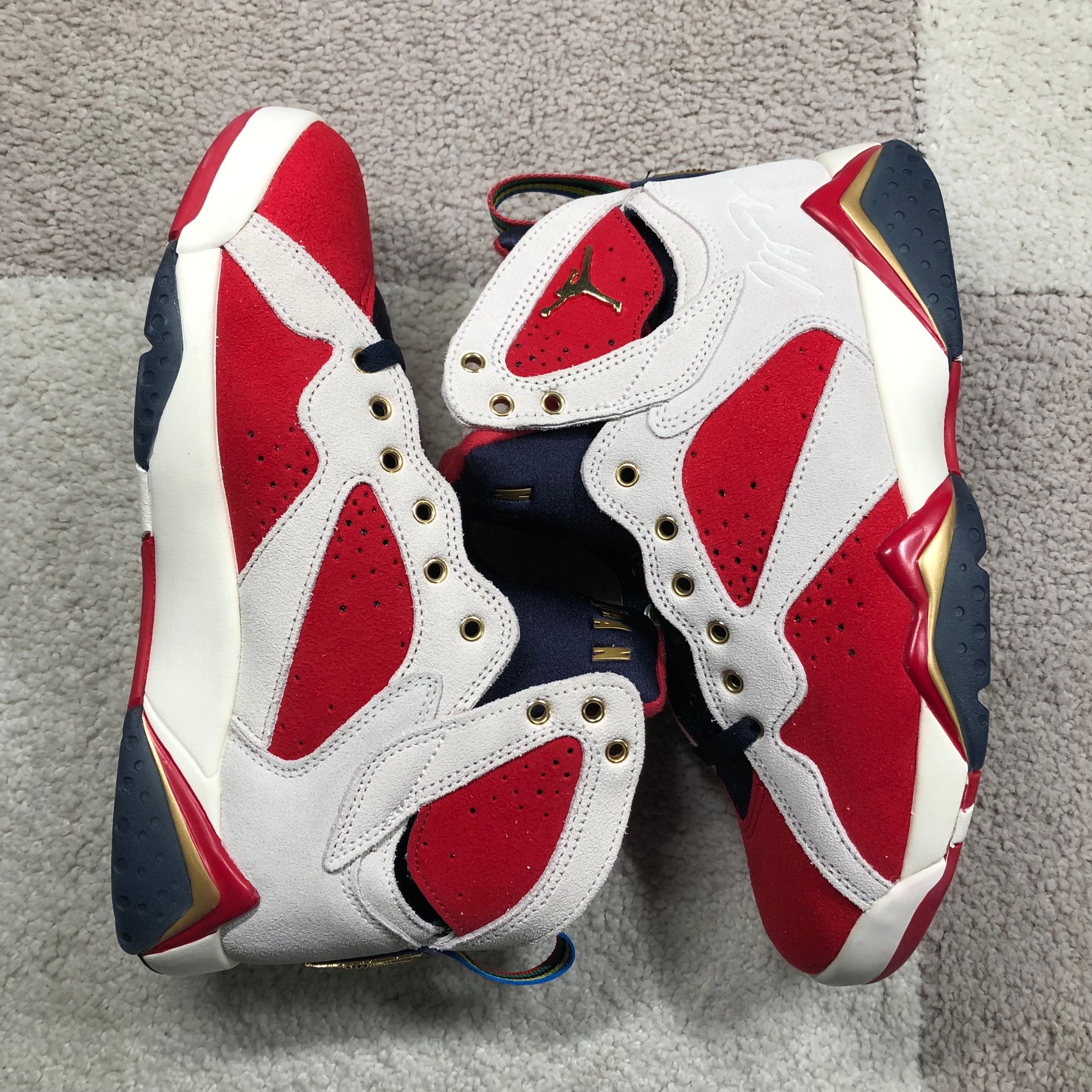 Trophy Room × Nike Air Jordan 7 "True Red and Obsidian"