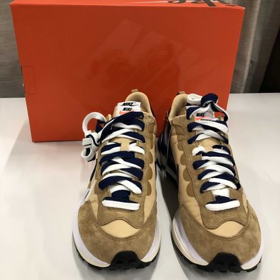 Sacai × Nike Vapor Waffle "Sesame And Blue Void"