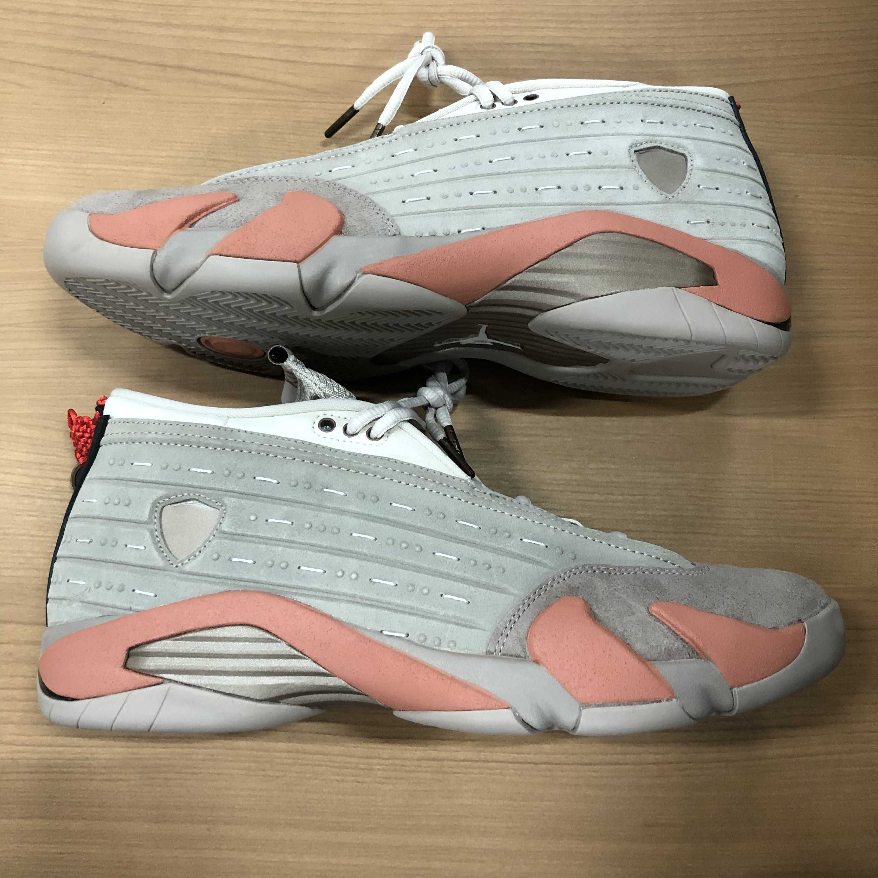 Clot × Nike Air Jordan 14 Low "Brown"