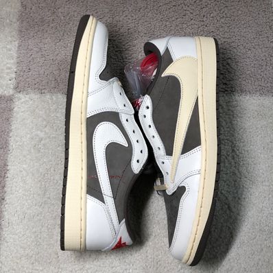 Travis Scott × Nike Air Jordan 1 Low OG SP "Reverse Mocha/Sail and Ridgerock"