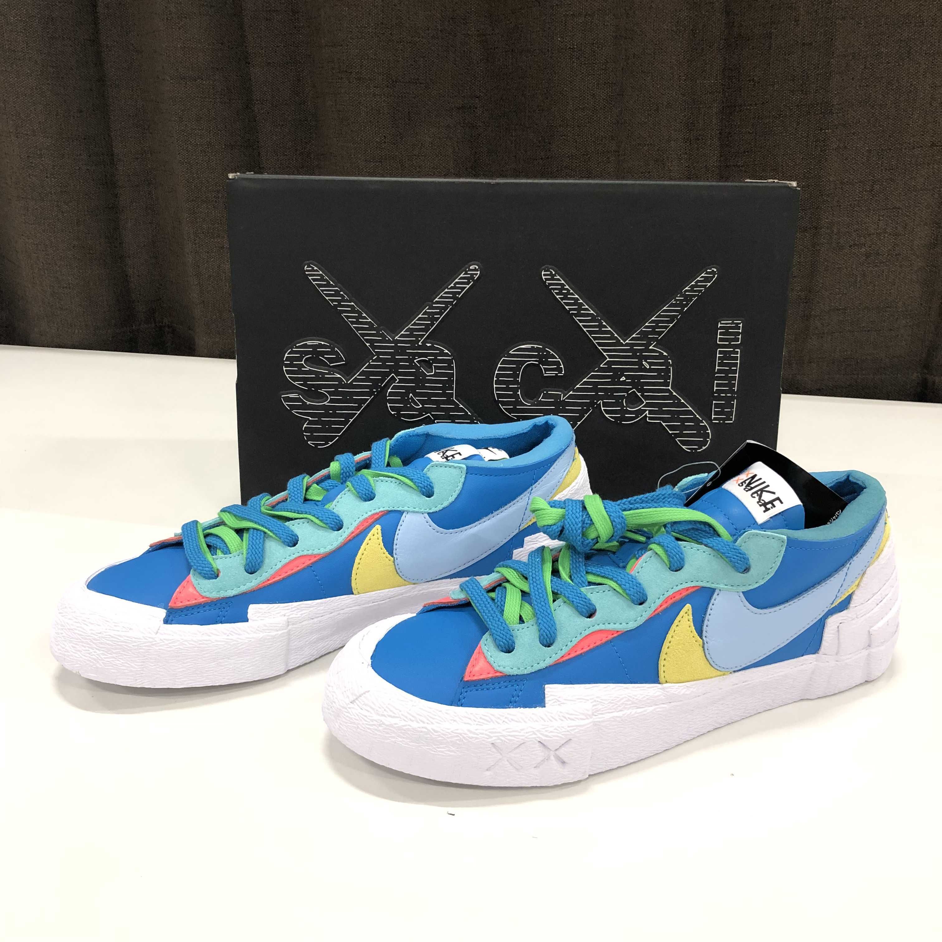 KAWS × sacai × Nike Blazer Low "Neptune Blue"