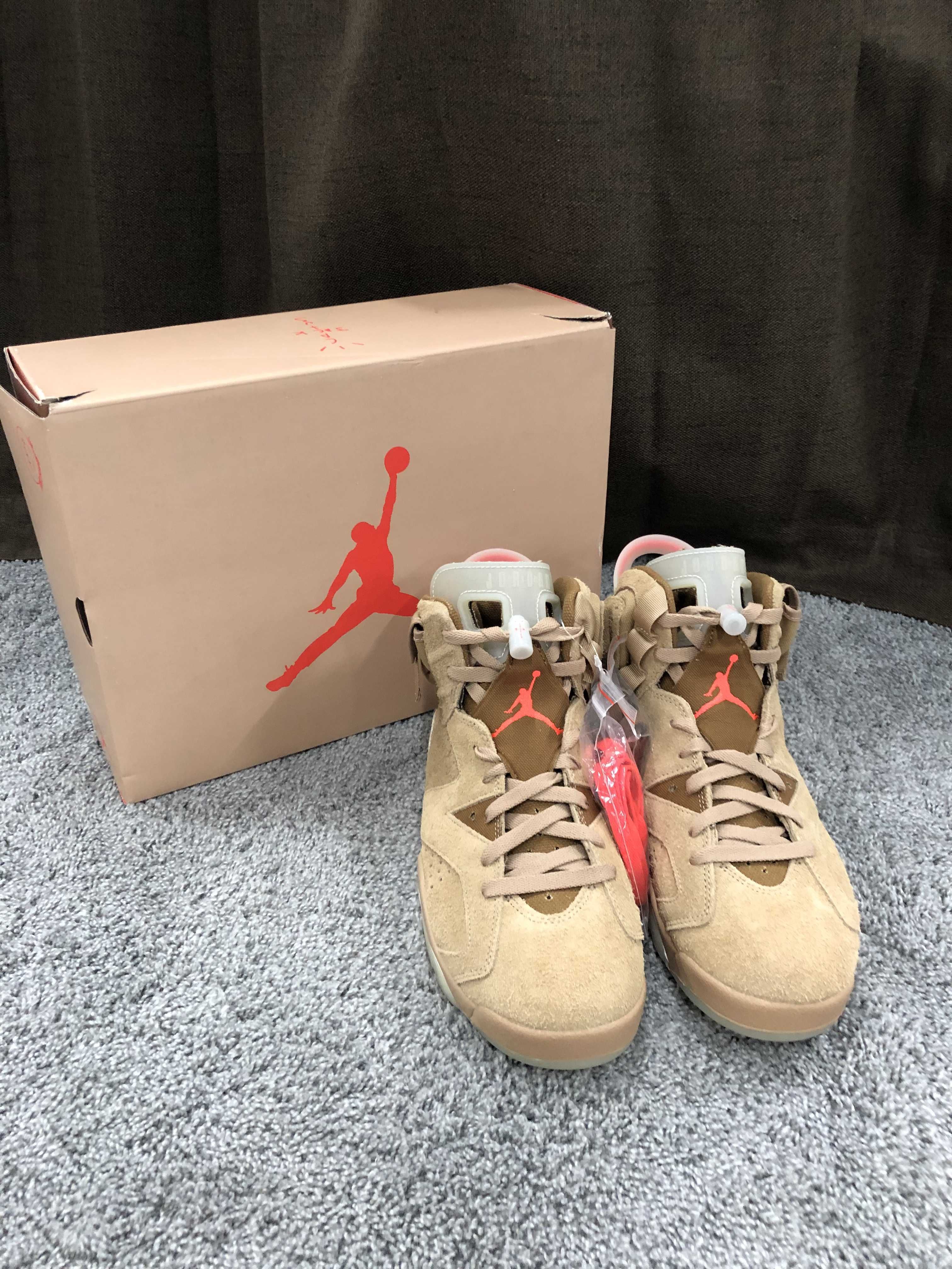 Travis Scott × Nike Air Jordan 6 "British Khaki"