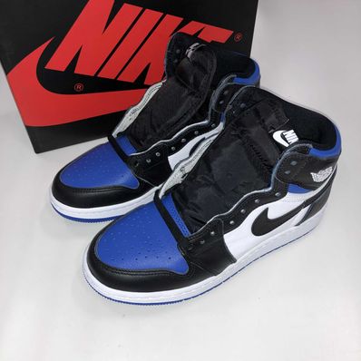 Nike GS Air Jordan 1 High "Royal Toe" (2020)
