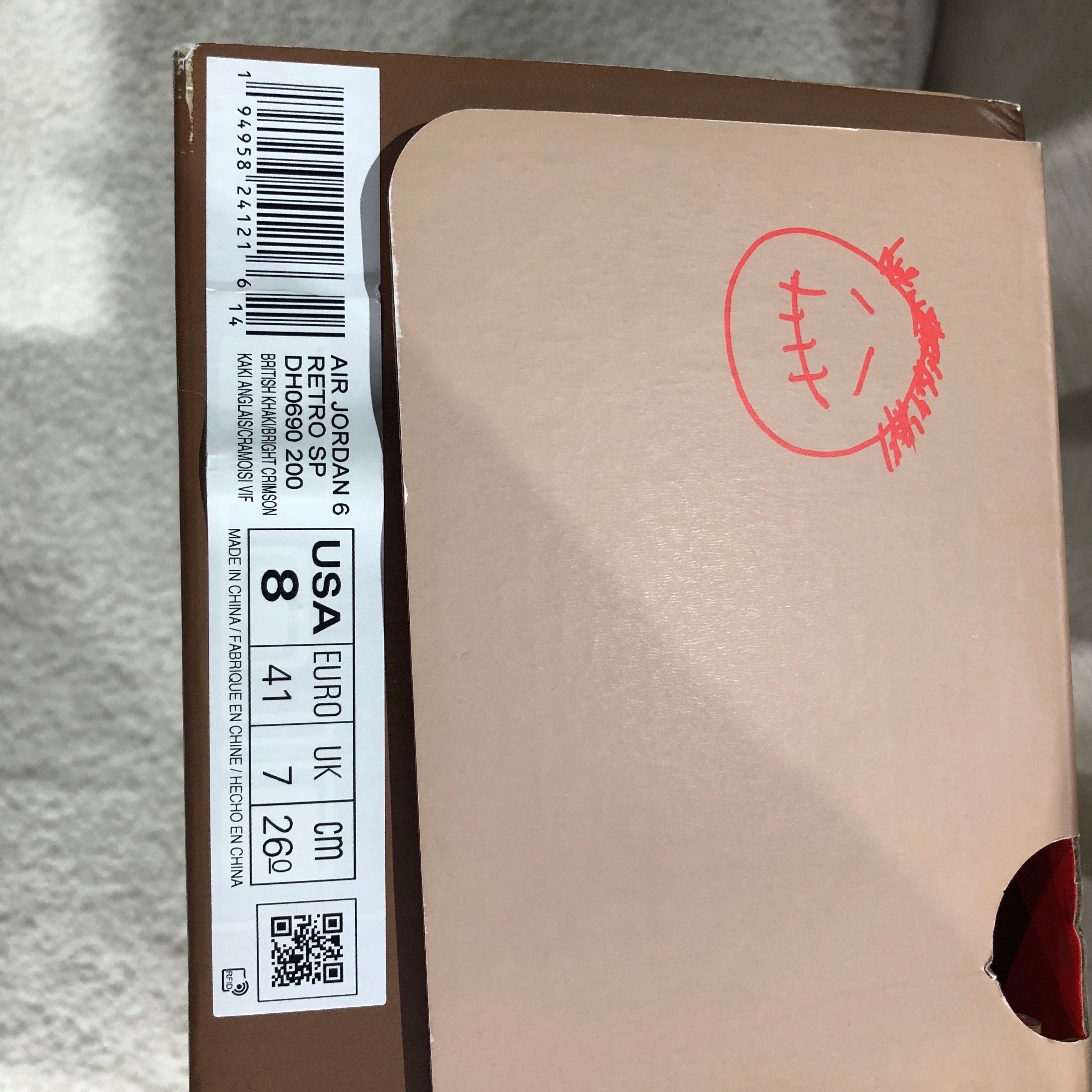 Travis Scott × Nike Air Jordan 6 "British Khaki"