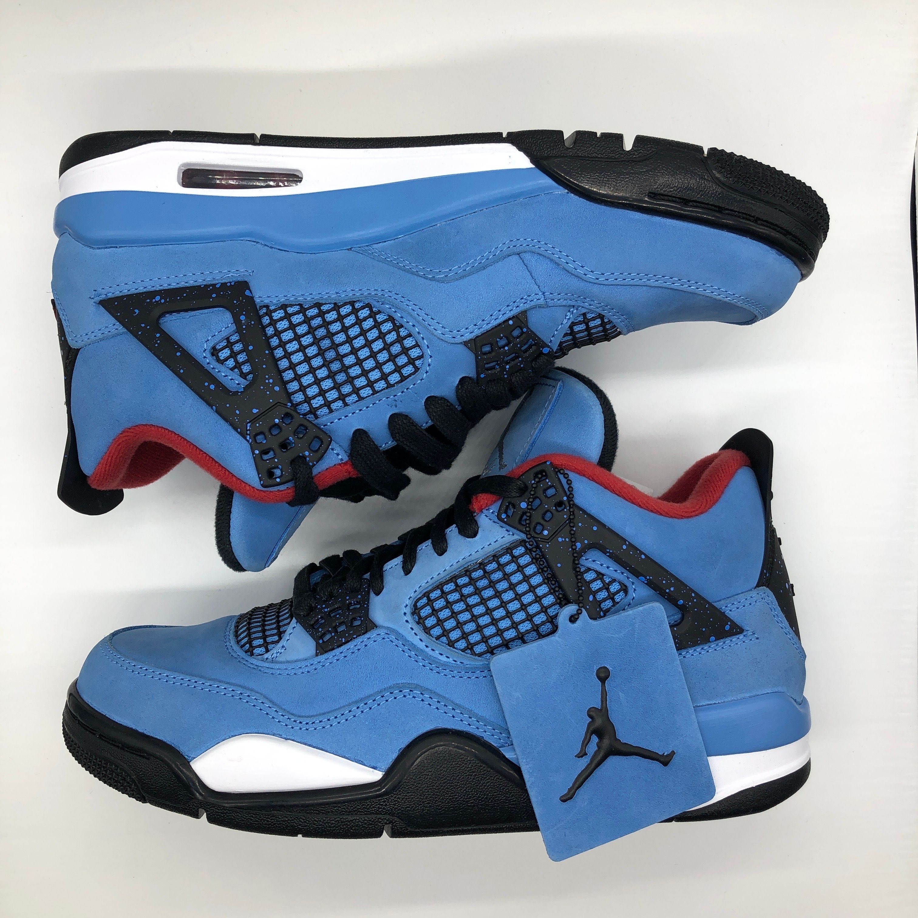 Travis Scott × Nike Air Jordan 4 Retro Cactus Jack "University Blue"