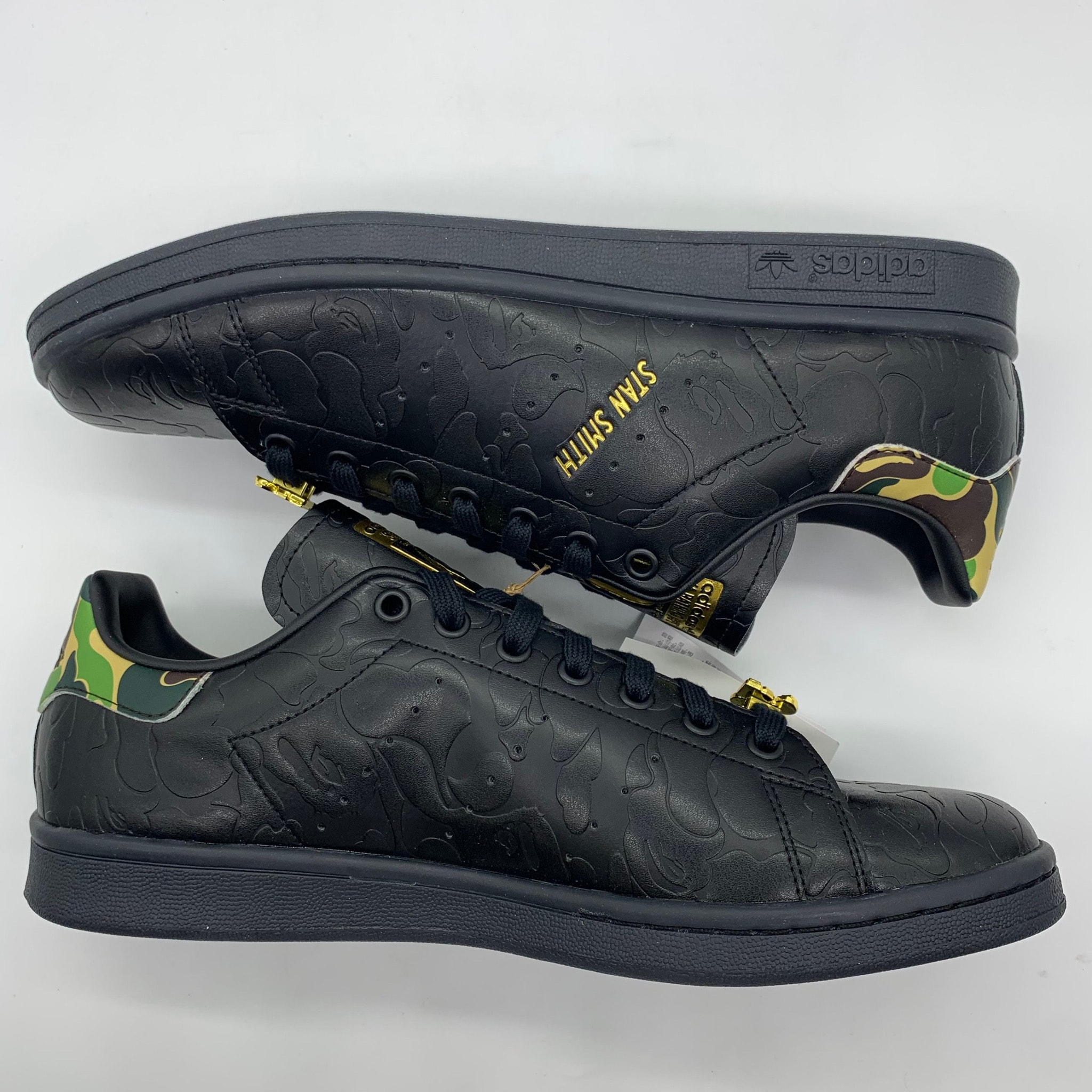 A BATHING APE × adidas Stan Smith 30th Anniversary "Black"