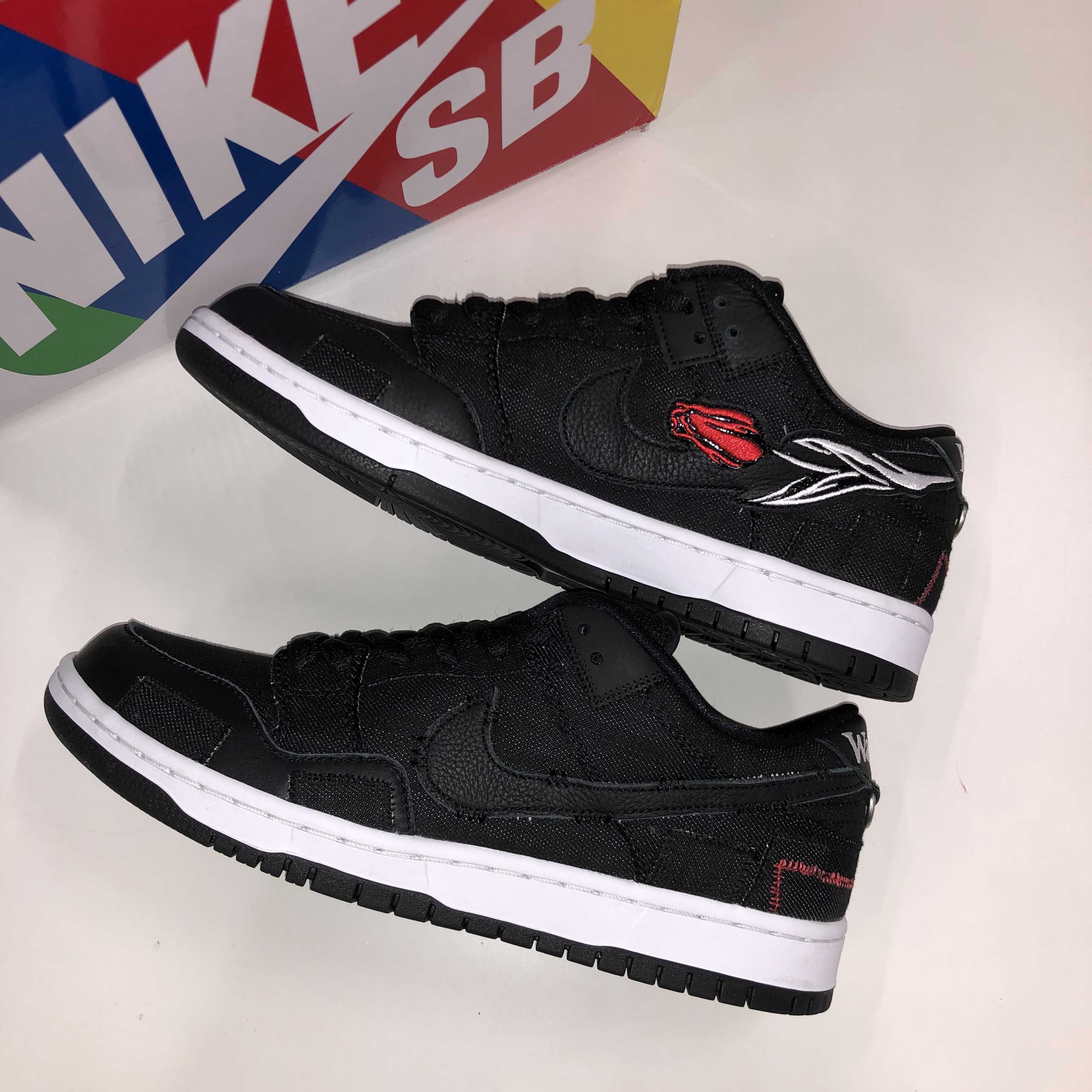 Wasted Youth × Nike SB Dunk Low "Black Denim" / VERDY