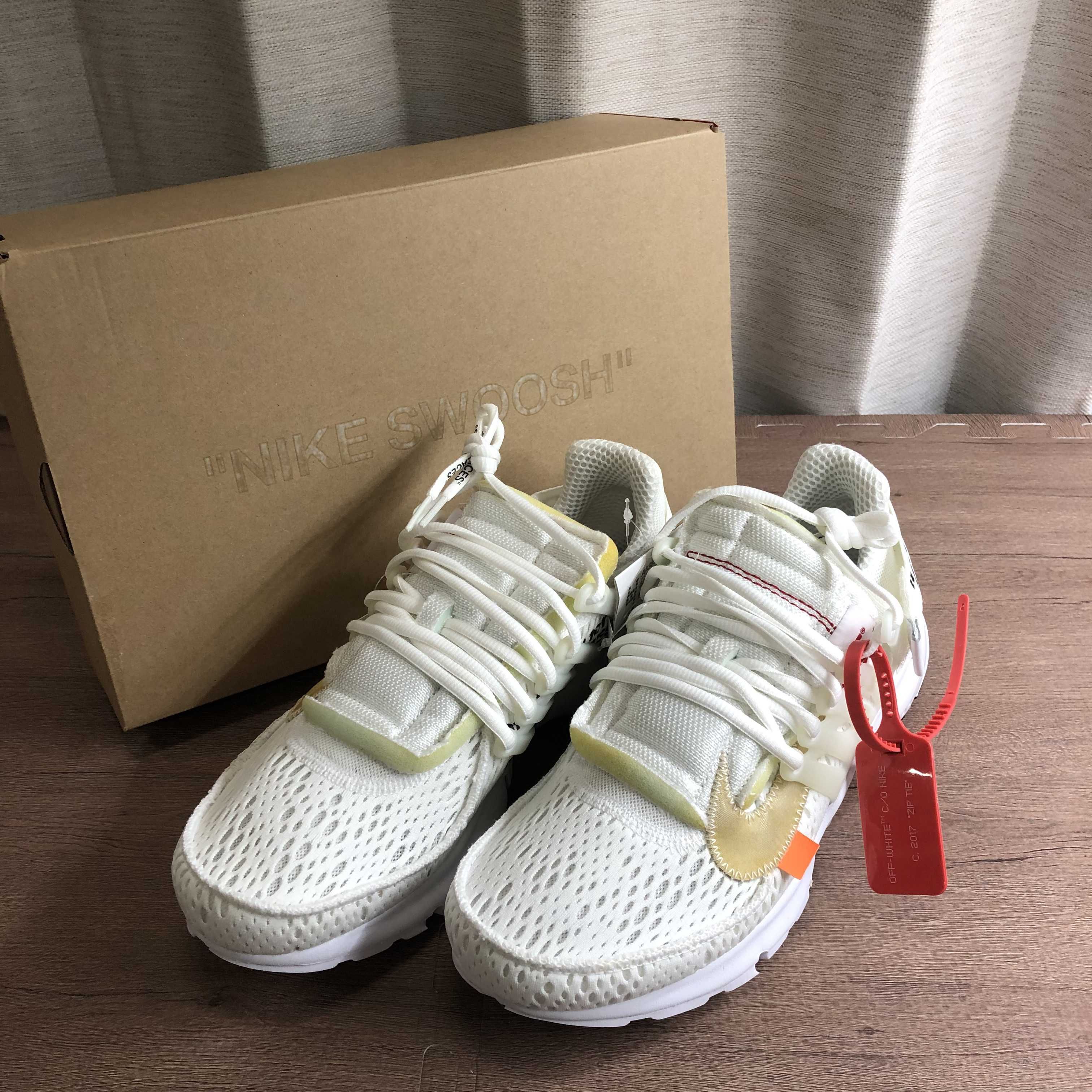 Off-White × Nike Air Presto "White/Black/Cone"