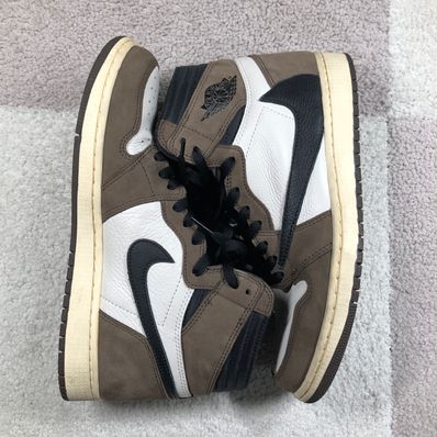 Travis Scott × Nike Air Jordan 1 Retro High OG TS SP "Sail/Dark Mocha"