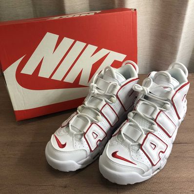 NIKE AIR MORE UPTEMPO "WHITE/VARSITY RED" (2021)