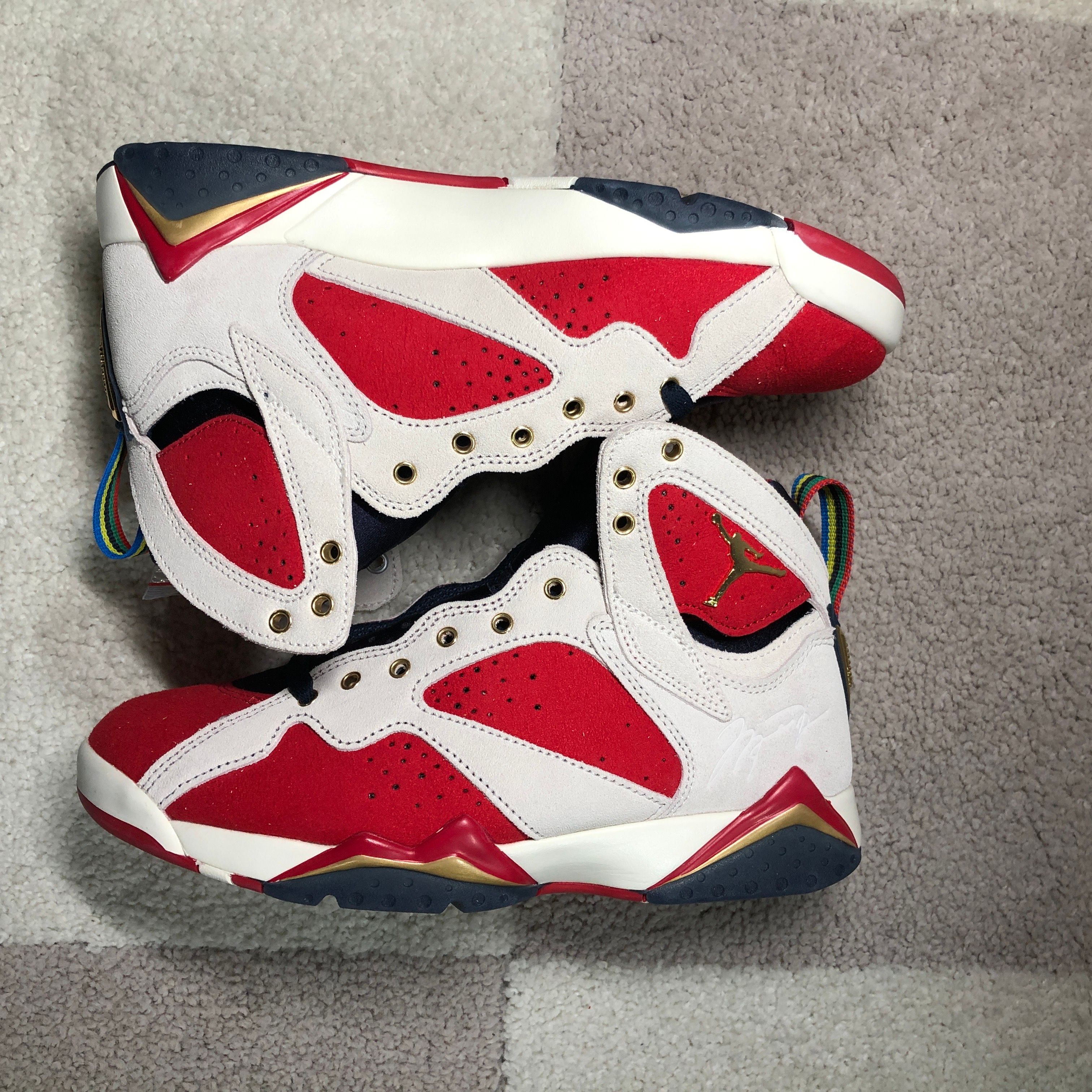 Trophy Room × Nike Air Jordan 7 "True Red and Obsidian"