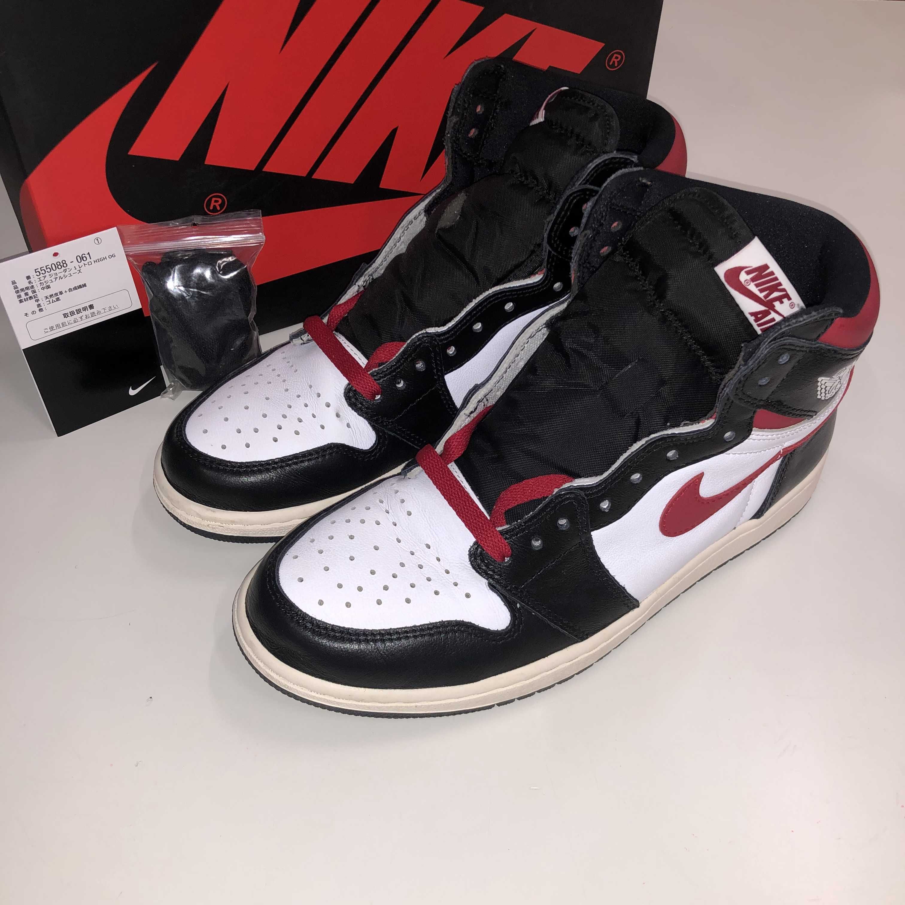Nike Air Jordan 1 Retro High "Black/White/Sail/Gym Red"    