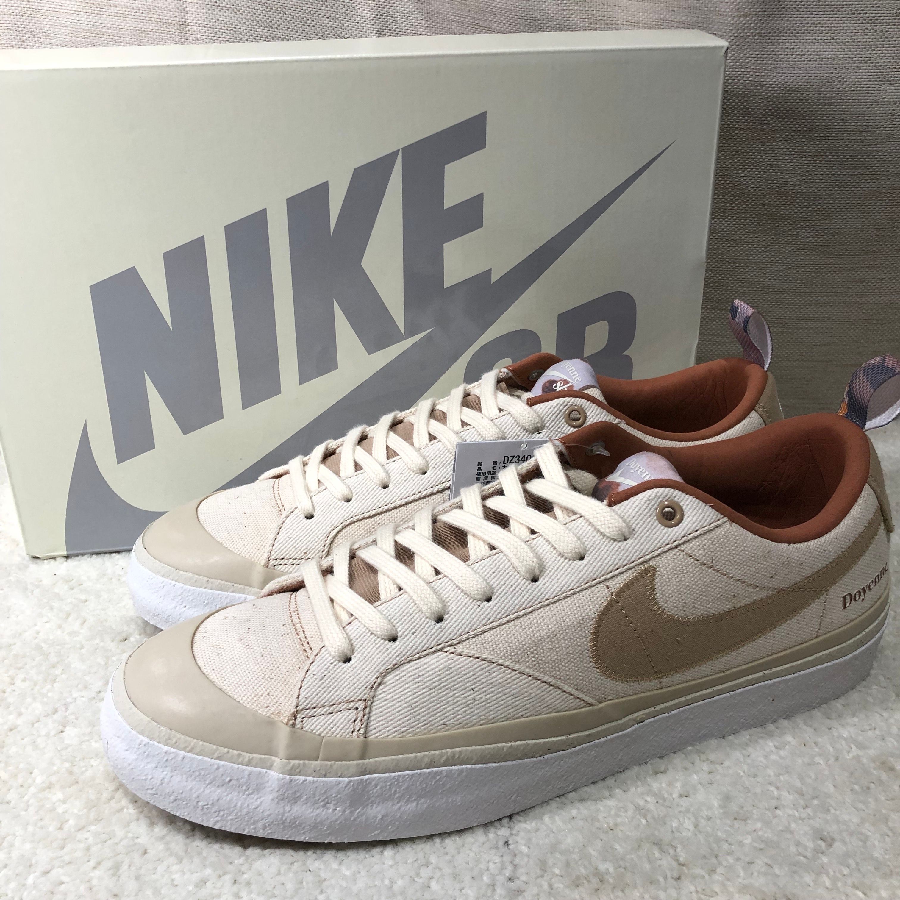 Doyenne × Nike SB Blazer Low "Coconut Milk and Rattan"