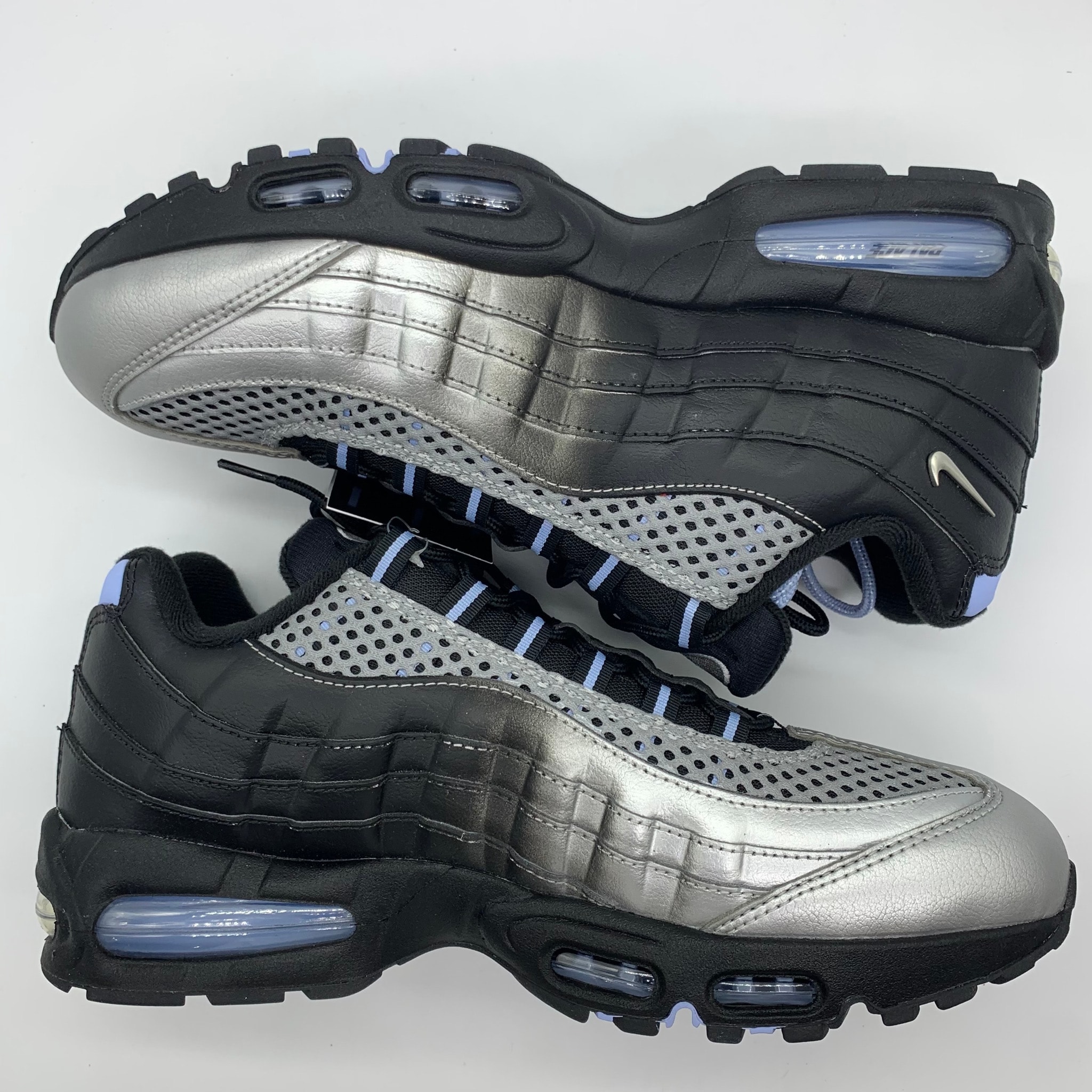 Palace Skateboards × Nike Air Max 95 Big Bubble "Metallic Silver/Aluminum"
