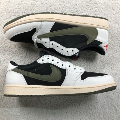 Travis Scott × Nike Women's Air Jordan 1 Low OG "Medium Olive"