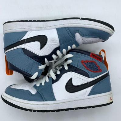 FACETASM × Nike Air Jordan 1 Mid "White/Navy"