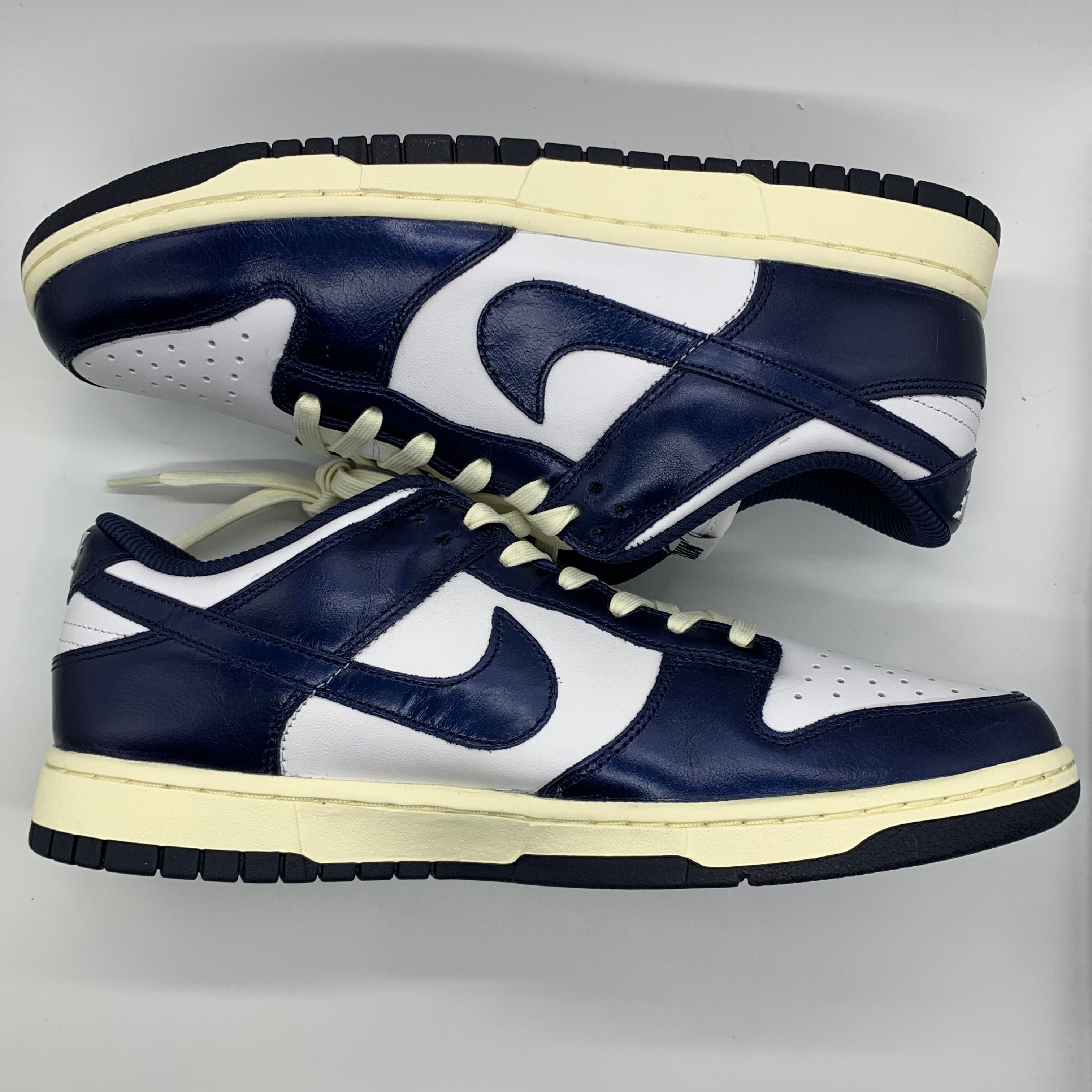 Nike Women's Dunk Low PRM "Midnight Navy and White"