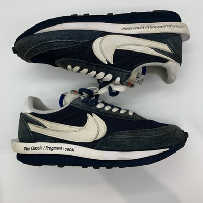 fragment design × sacai × Nike LD Waffle "Blackended Blue"