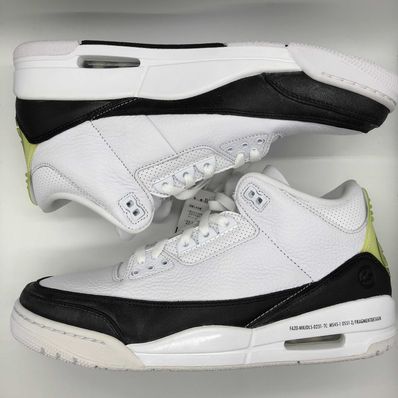 Fragment × Nike Air Jordan 3 "White/Black"