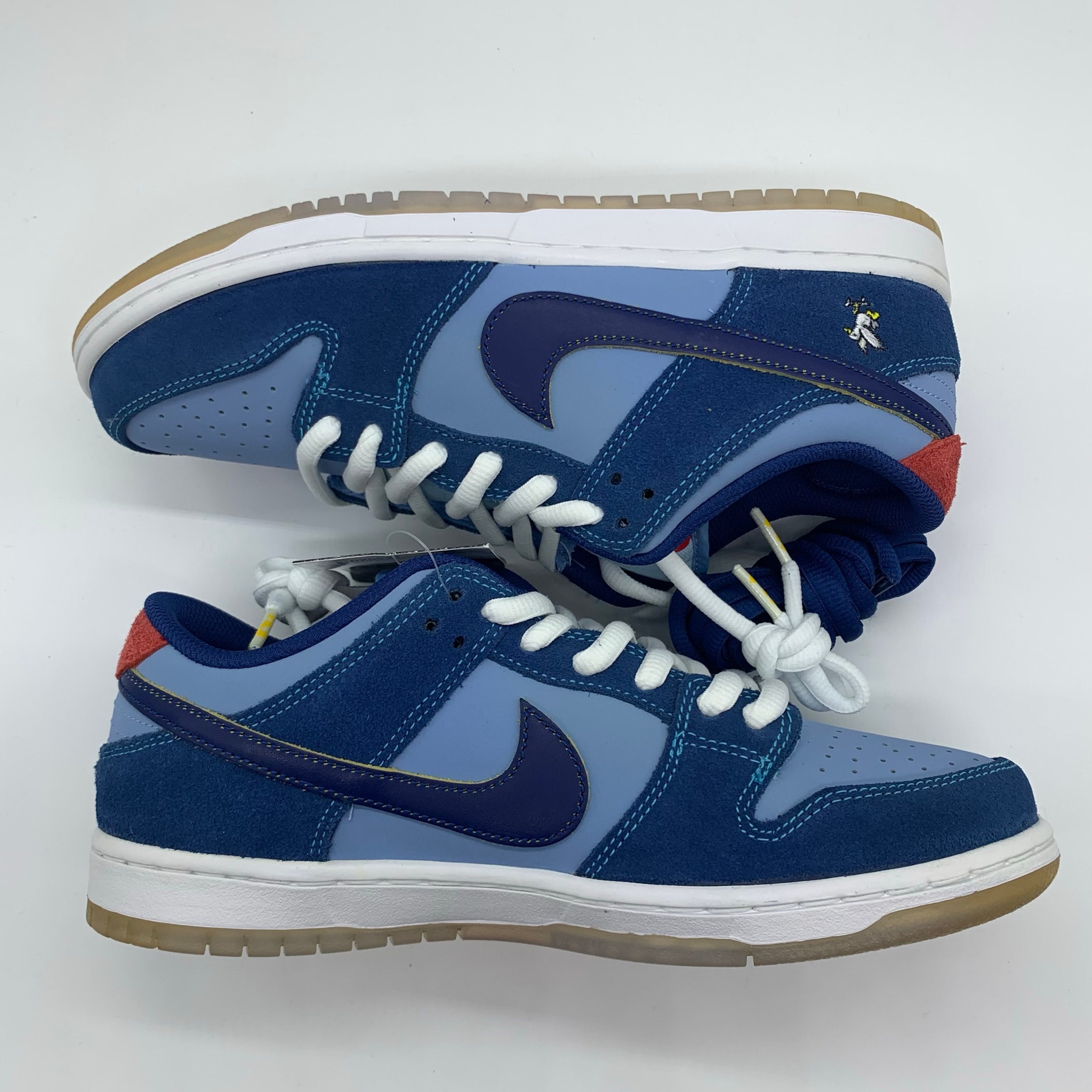 Why So Sad? × Nike SB Dunk Low "Coastal Blue/Speed Yellow-University Red"
