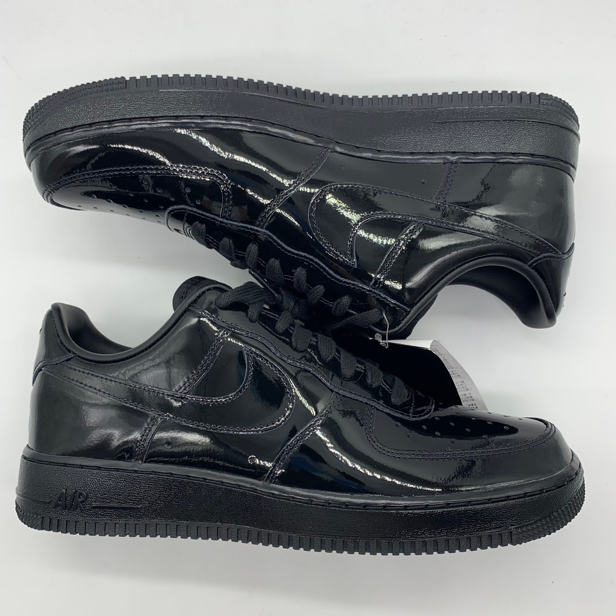 Nike Air Force 1 '07 Patent Leather "Triple Black"