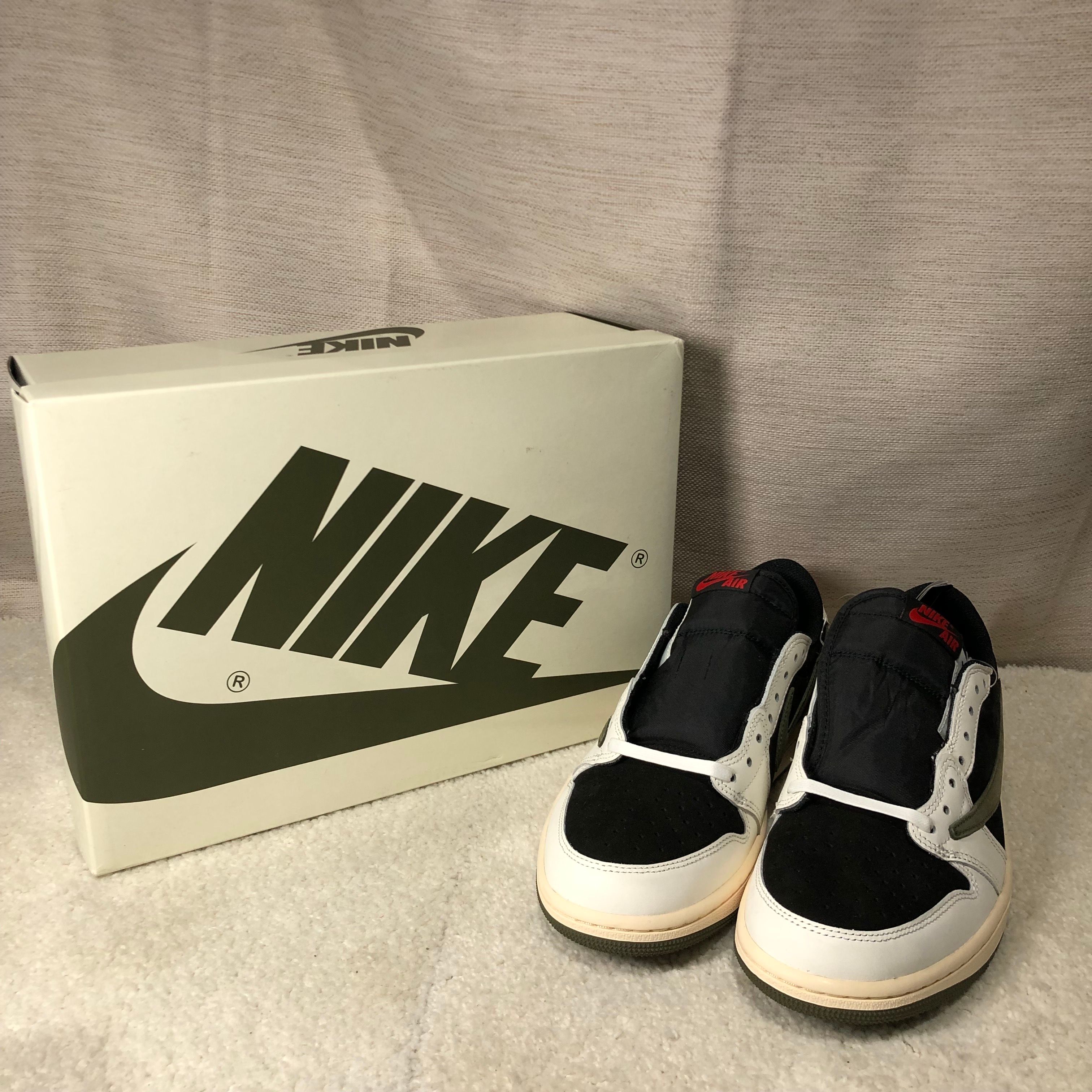 Travis Scott × Nike Women's Air Jordan 1 Low OG "Medium Olive"