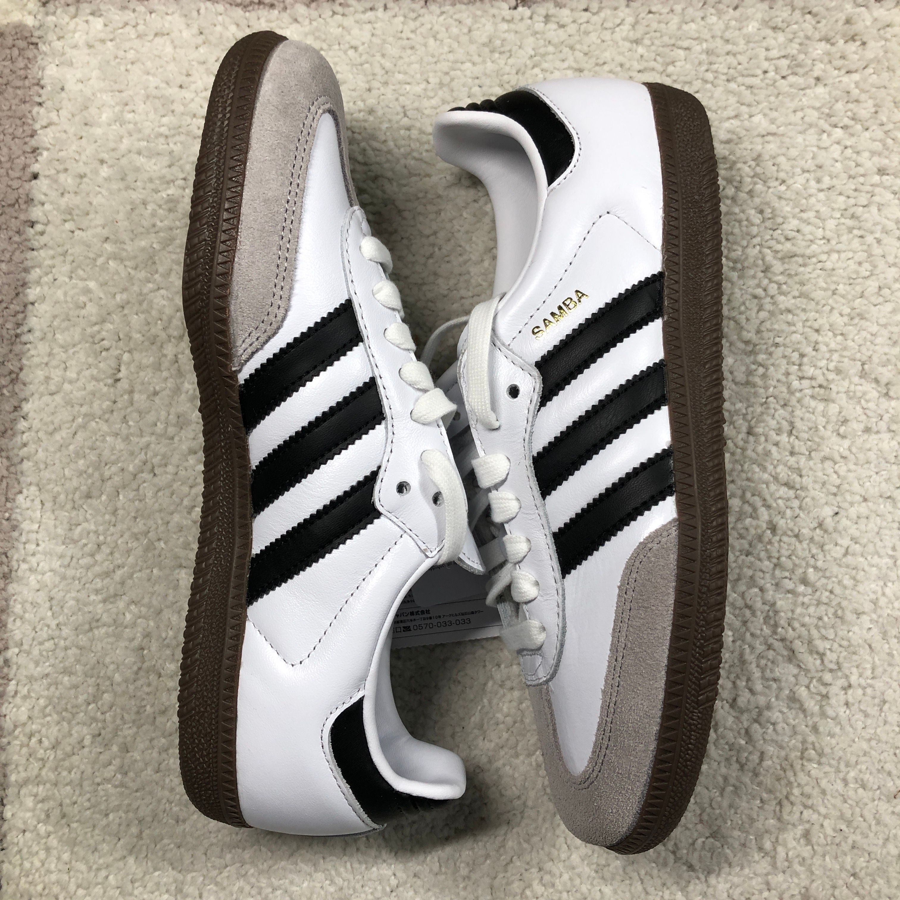 adidas Samba OG "Cloud White/Core Black/Clear Granite"